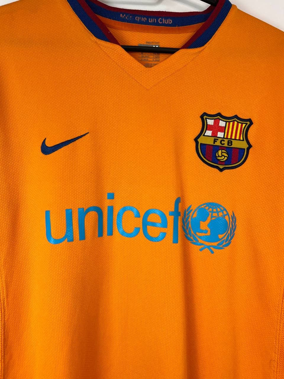 Nike LEO MESSI #19 MEN'S FC BARCELONA 06/08 SOCCER JERSEY Size US M / EU 48-50 / 2 - 6 Thumbnail