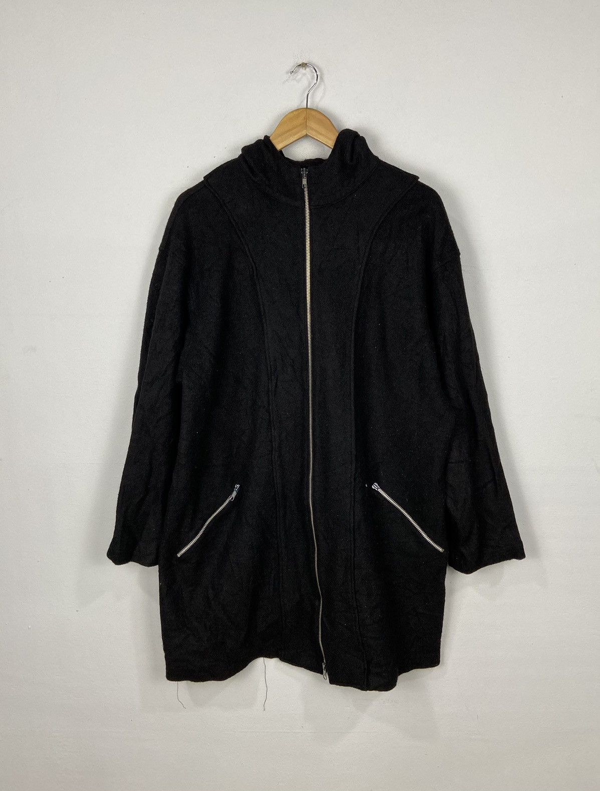 Other Yohji Yamamoto Signature Hooded Fullzip Longcoat Overcoats Size US M / EU 48-50 / 2 - 1 Thumbnail