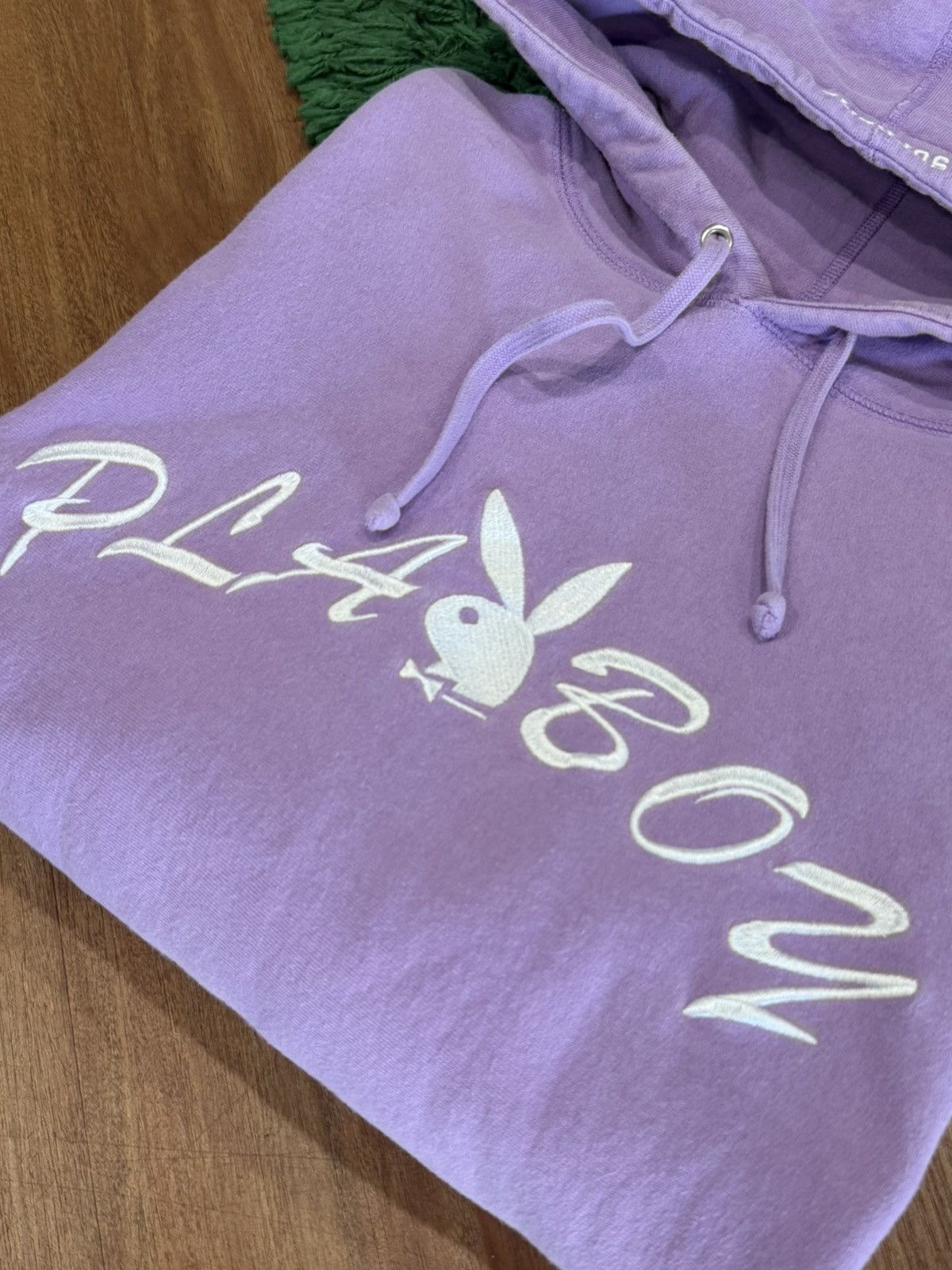 Supreme SUPREME - Purple Playboy Hoodie - Medium Size US M / EU 48-50 / 2 - 2 Thumbnail