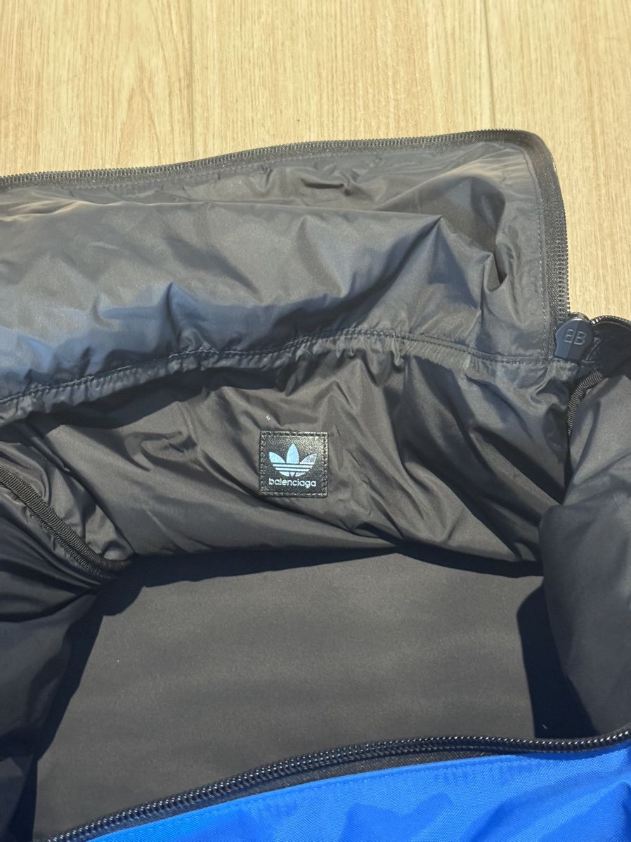 Adidas × Balenciaga Balenciaga Adidas Gym Duffle Bag Blue Size ONE SIZE - 4 Thumbnail
