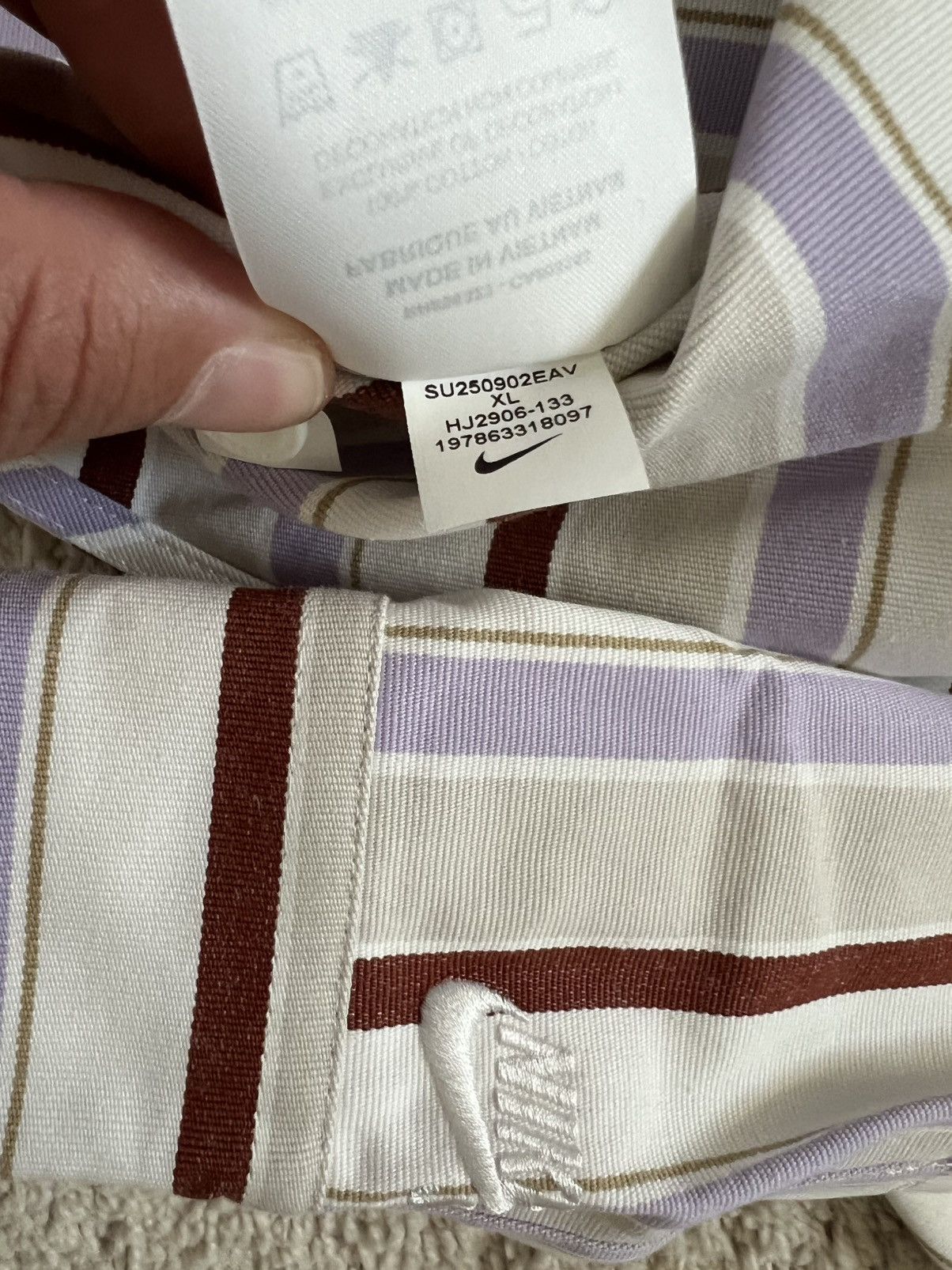 Nike SB Nike SB Skateboarding Long Sleeve Striped Shirt Size US XL / EU 56 / 4 - 10 Thumbnail