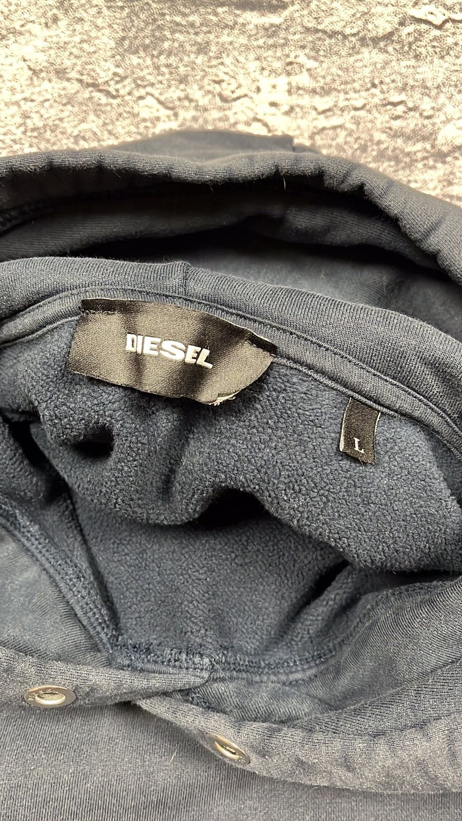 Diesel × Vintage Y2K Diesel Vintage Hoodie Avant-garde Size US L / EU 52-54 / 3 - 6 Thumbnail
