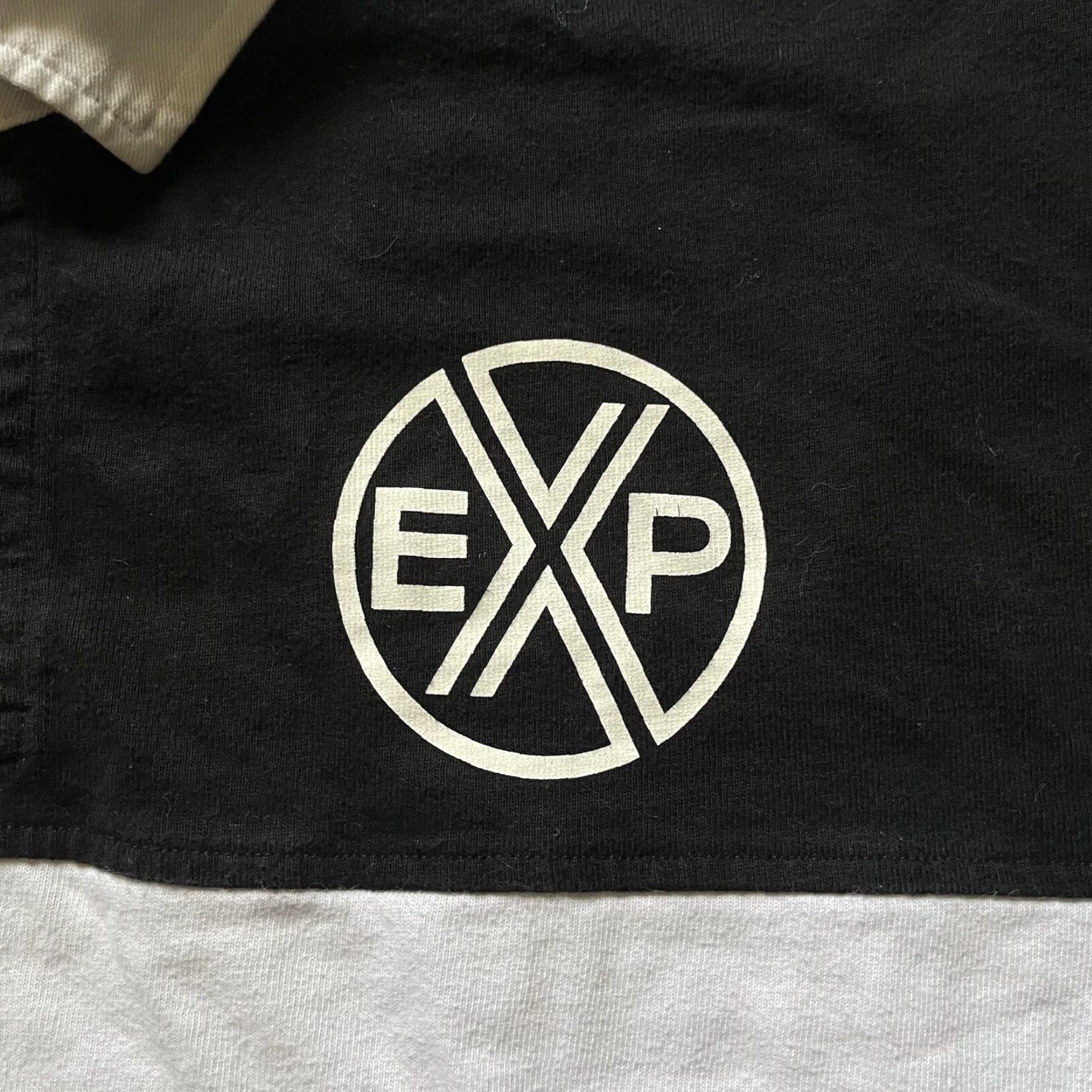 Express Express Polo Shirt XL Black Mens Embroidered Cotton Striped 6-7-1-5743 Polo Shirt Size US XL / EU 56 / 4 - 4 Thumbnail