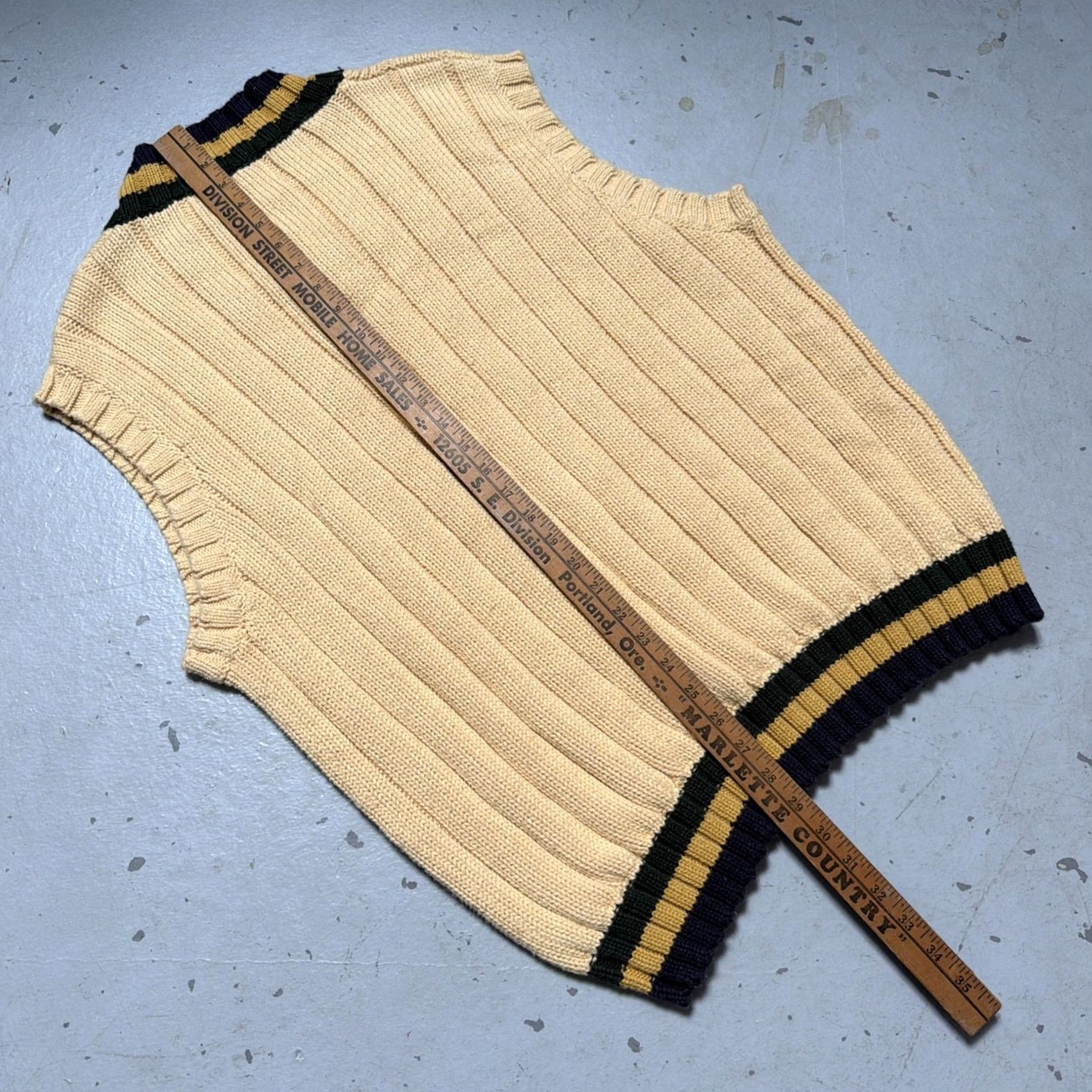 Vintage VINTAGE Willis & Geiger Knit Sweater Vest XL Cotton Tennis Preppy Size US XL / EU 56 / 4 - 6 Thumbnail