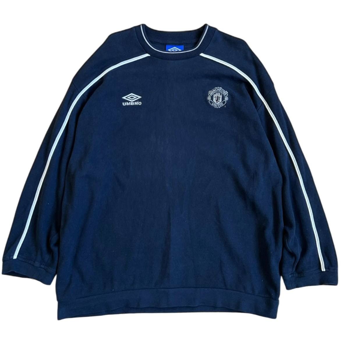 Vintage 1998/99 MANCHESTER UNITED TRAINING UMBRO SOCCER SWEATSHIRT Size US XXL / EU 58 / 5 - 1 Thumbnail