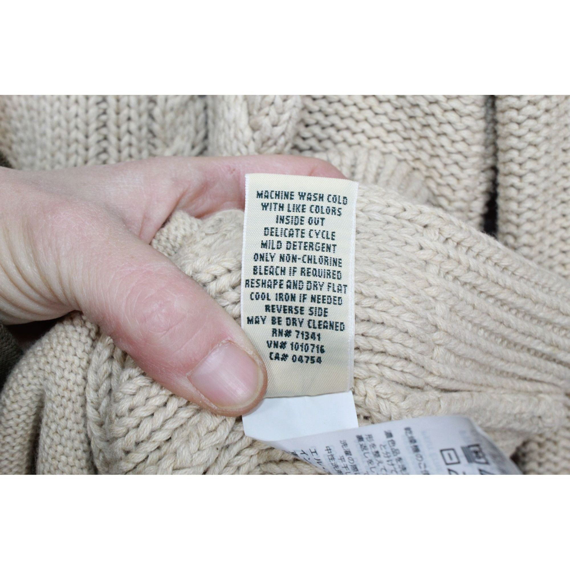 L.L. Bean LL Bean Women's Double L Mixed Cable Sweater Funnelneck Size S / US 4 / IT 40 - 9 Thumbnail