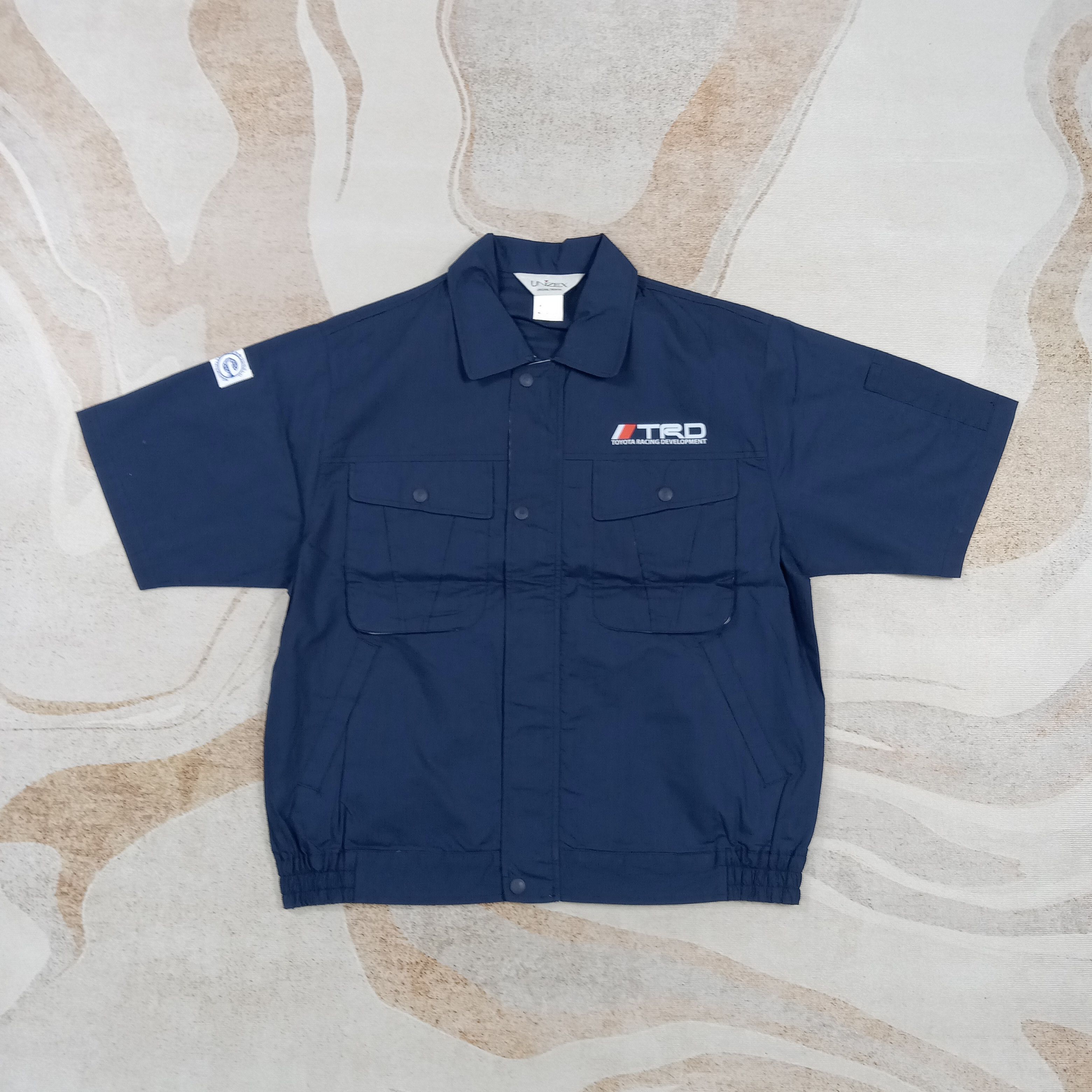 Japanese Brand TRD Toyota Racing Custom Short Sleeve Jacket C286N24 Size US L / EU 52-54 / 3 - 3 Thumbnail