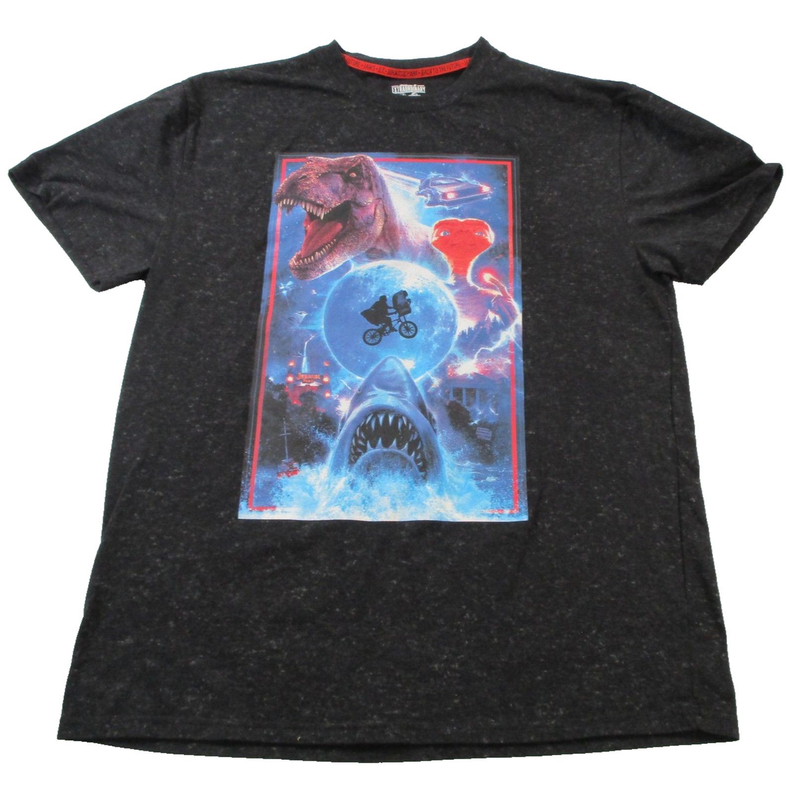 Universal Studios Universal Jaws ET Jurassic Park Back to Future Tee Mens XL Size US XL / EU 56 / 4 - 1 Thumbnail