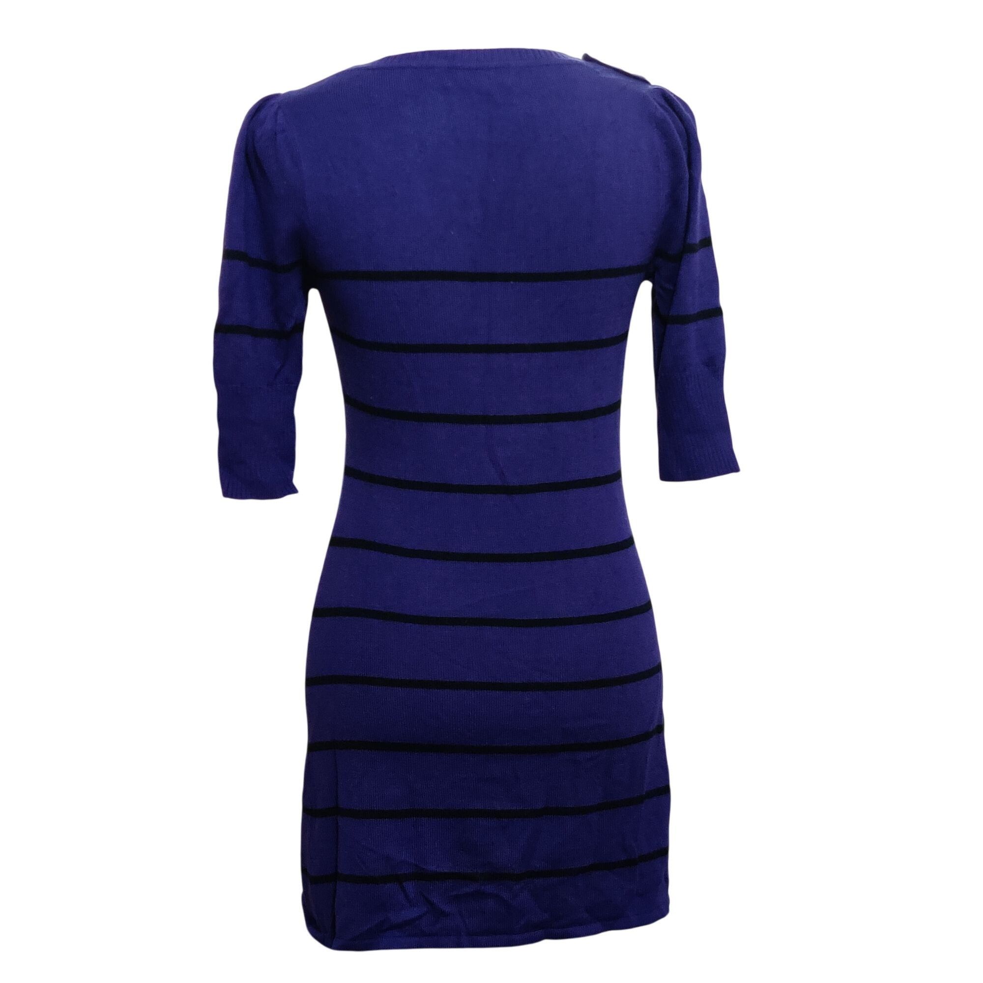 Other Takeout Womens Sweater Dress Pocket Button Accents Y2K Purpl Size L / US 10 / IT 46 - 4 Thumbnail