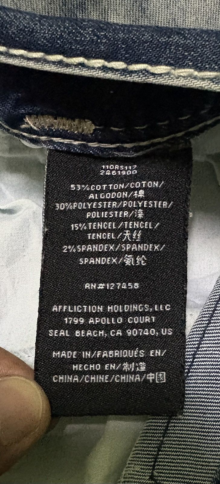 Affliction Affliction Streetwear Jeans Distressed Denim Size US 38 / EU 54 - 18 Thumbnail