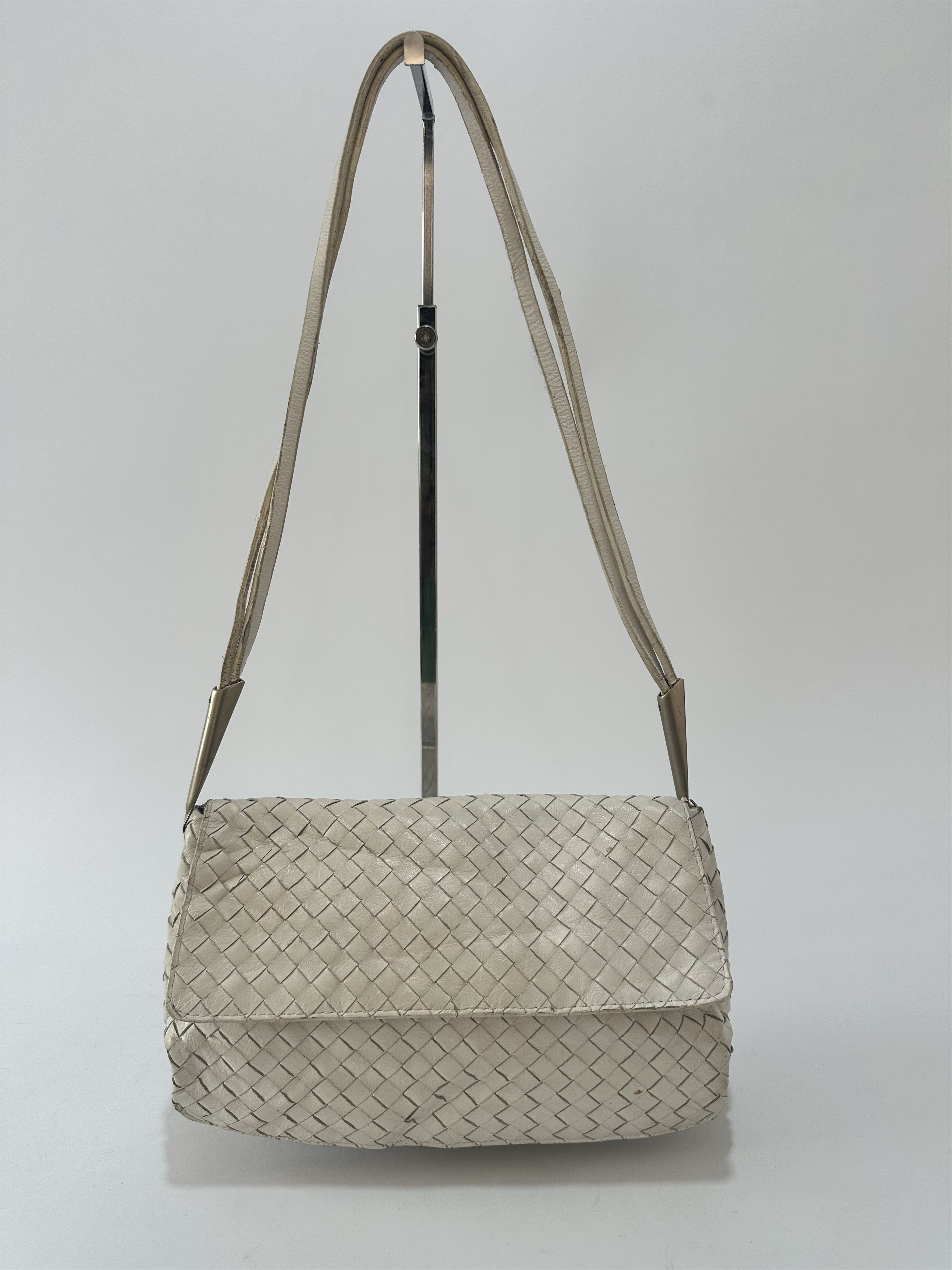 Bottega Veneta Bottega Veneta Intrecciato Leather Nodini Crossbody Bag Size ONE SIZE - 1 Thumbnail