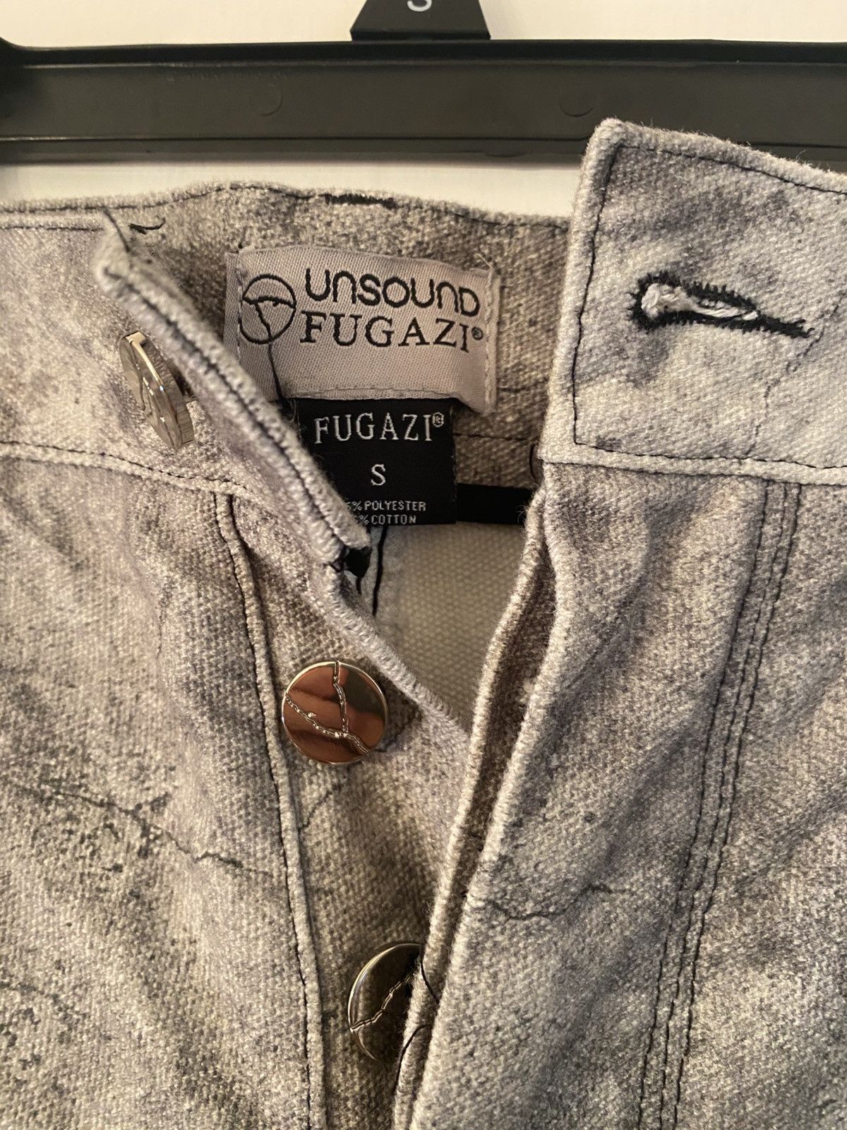 Fugazi × Unsound Rags Fugazi x Unsound Rags Concrete Trompe-l'œil Work Pant Size US 30 / EU 46 - 2 Thumbnail