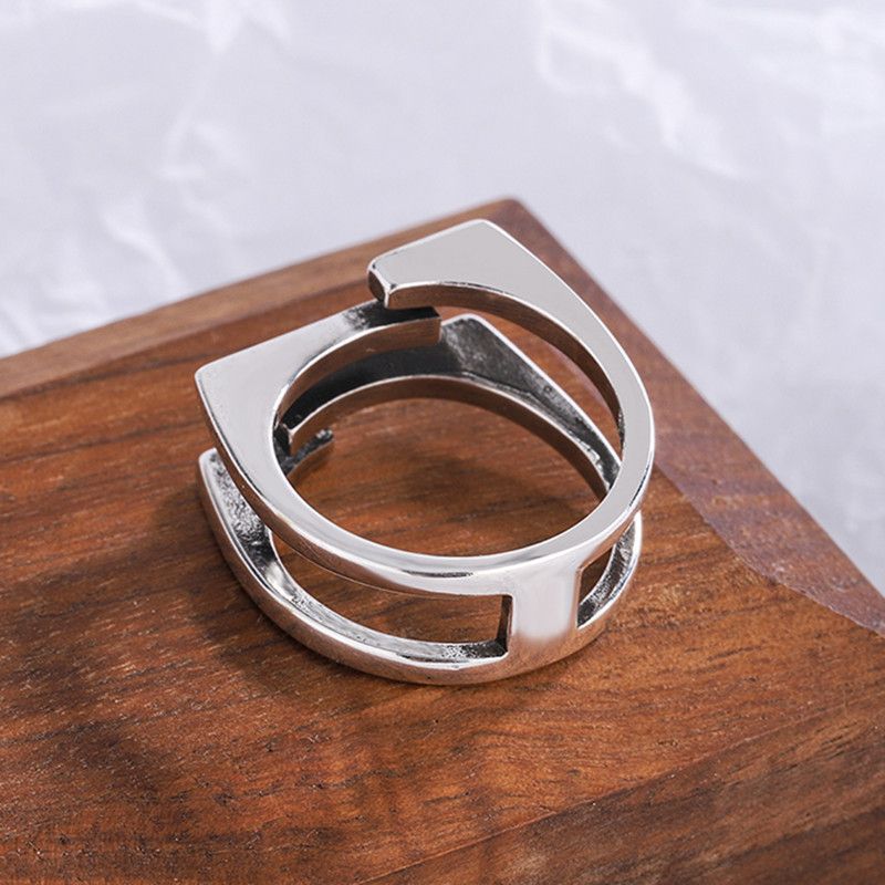 Jewelry Creative Sweet Hollow Zircon Ring Size ONE SIZE - 3 Thumbnail