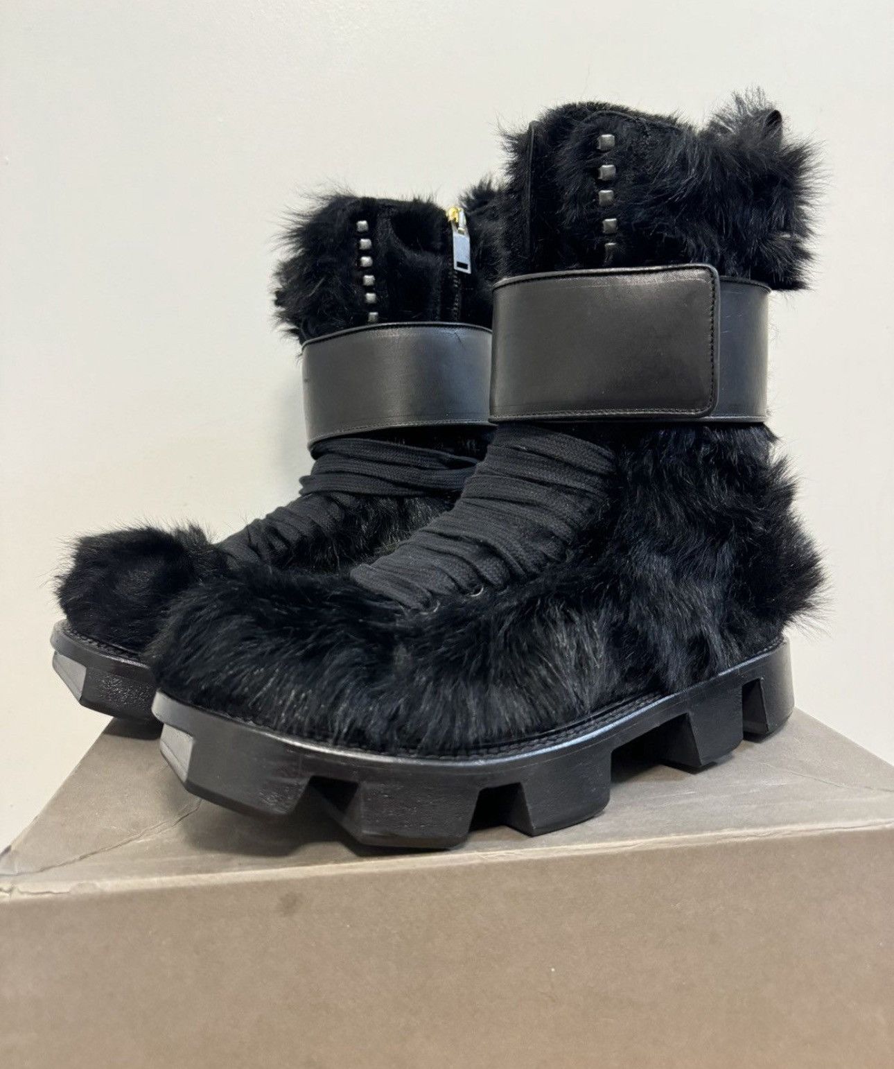 Rick Owens Rick Owen's F/W13 PLINTH Megatooth Hikers | Grailed