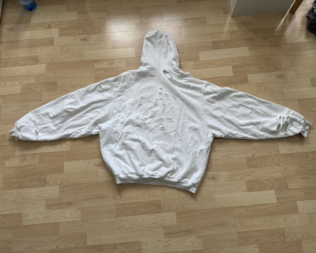 Balenciaga Balenciaga Destroyed Hoodie Size US XS / EU 42 / 0 - 4 Thumbnail