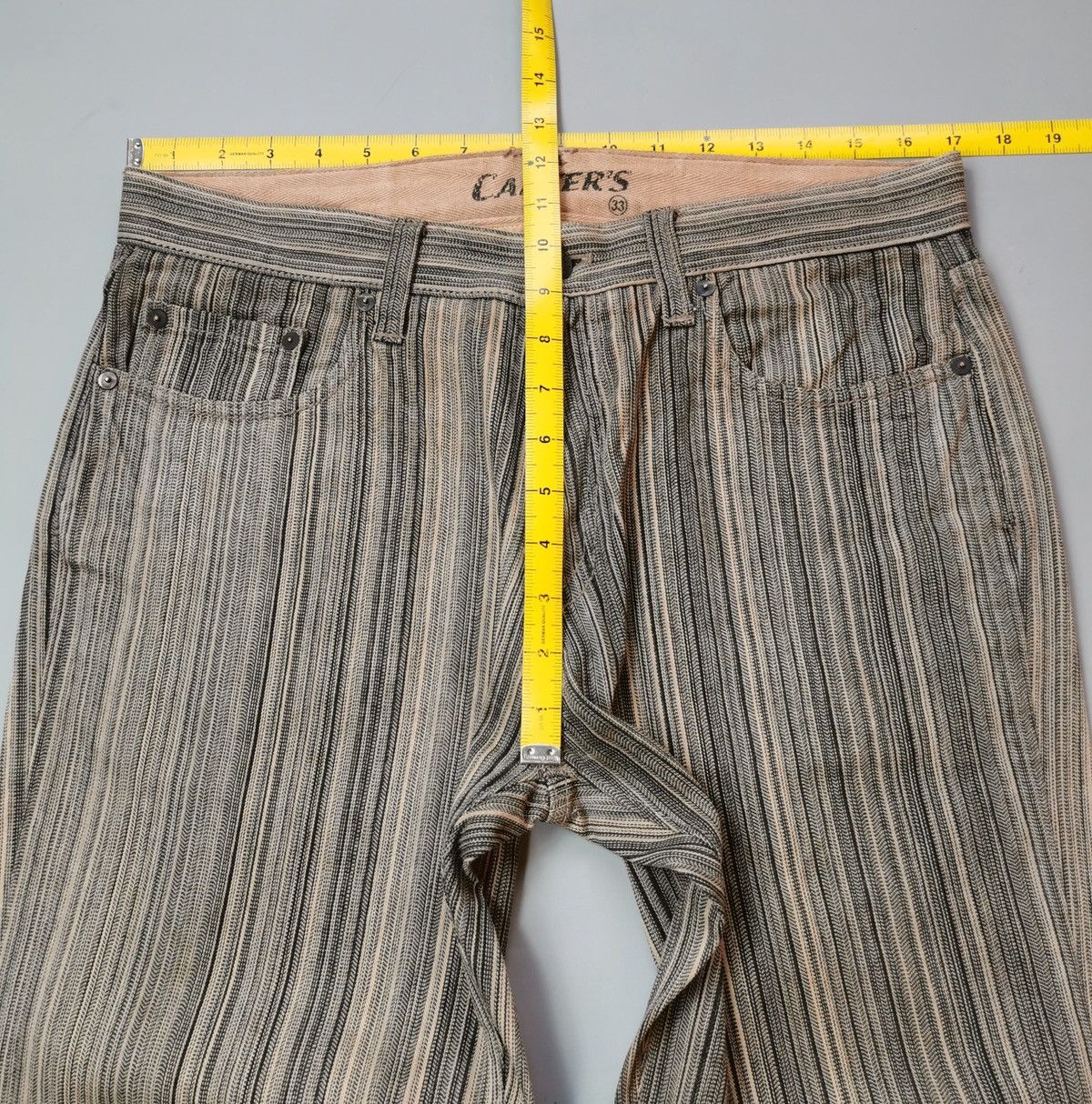 Japanese Brand Carters Stripe Jeans (LG57) Size US 34 / EU 50 - 8 Thumbnail