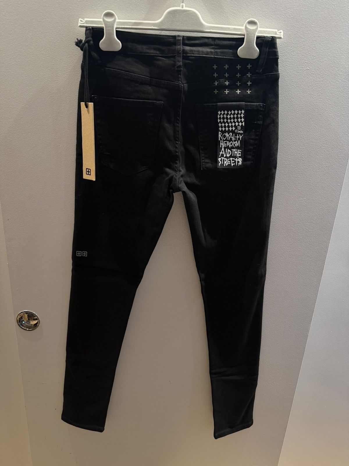 Ksubi Van Winkle Slice Black Jeans Size 30