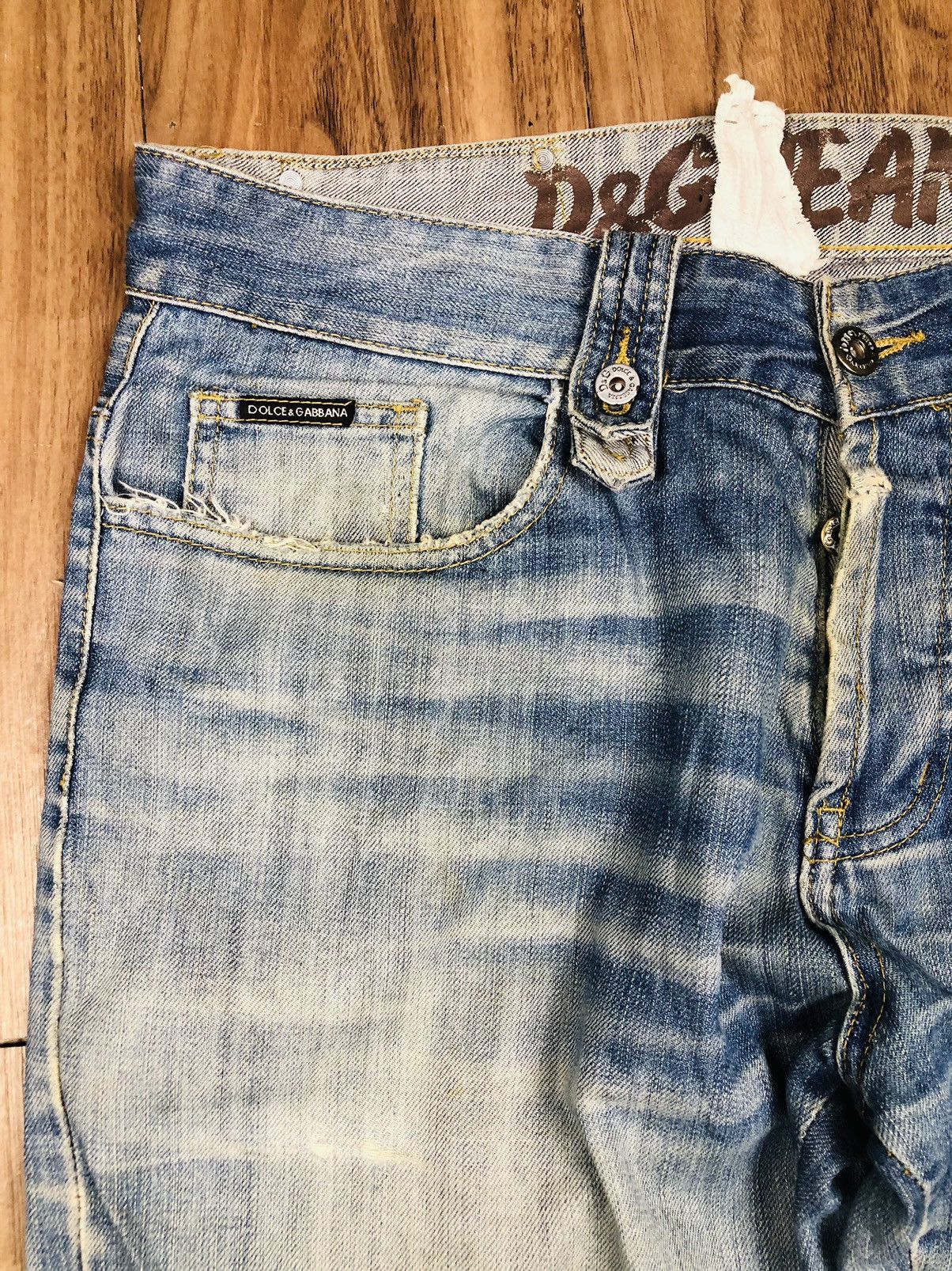 Dolce & Gabbana Dolce & Gabbana Distress Jeans (36) Size US 34 / EU 50 - 7 Thumbnail