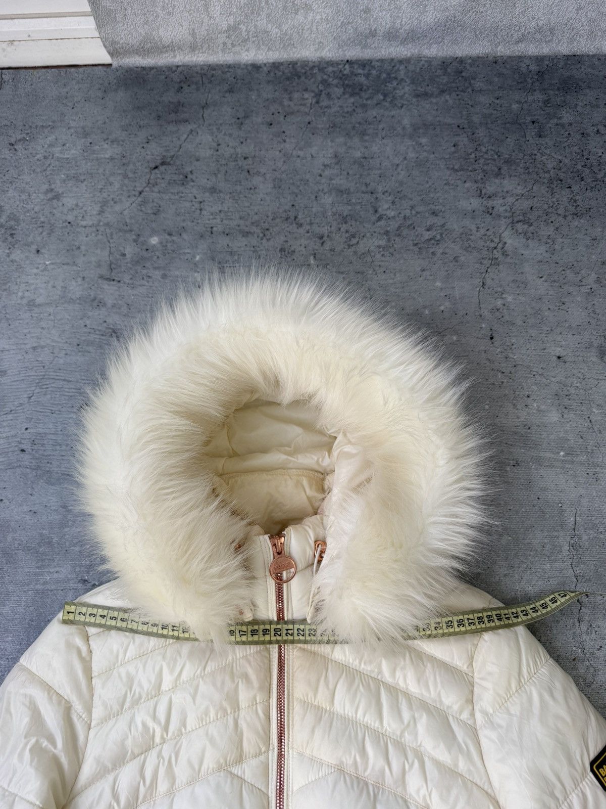 Barbour Vintage Barbour Fur Faux Down Jacket IfSixWasNine Y2K Size S / US 4 / IT 40 - 11 Thumbnail