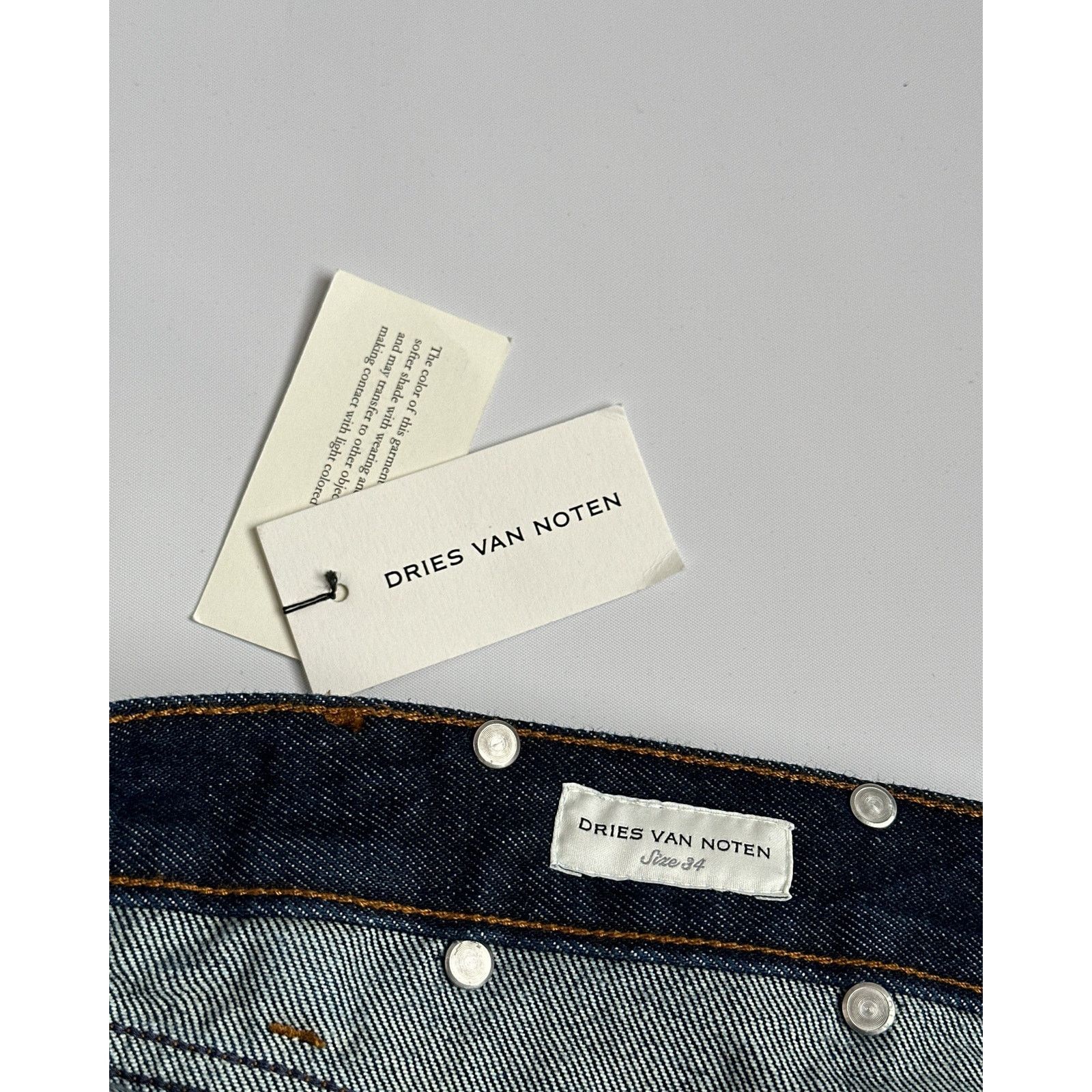 Dries Van Noten Dries Van Noten Straight Jeans Size US 35 - 5 Thumbnail