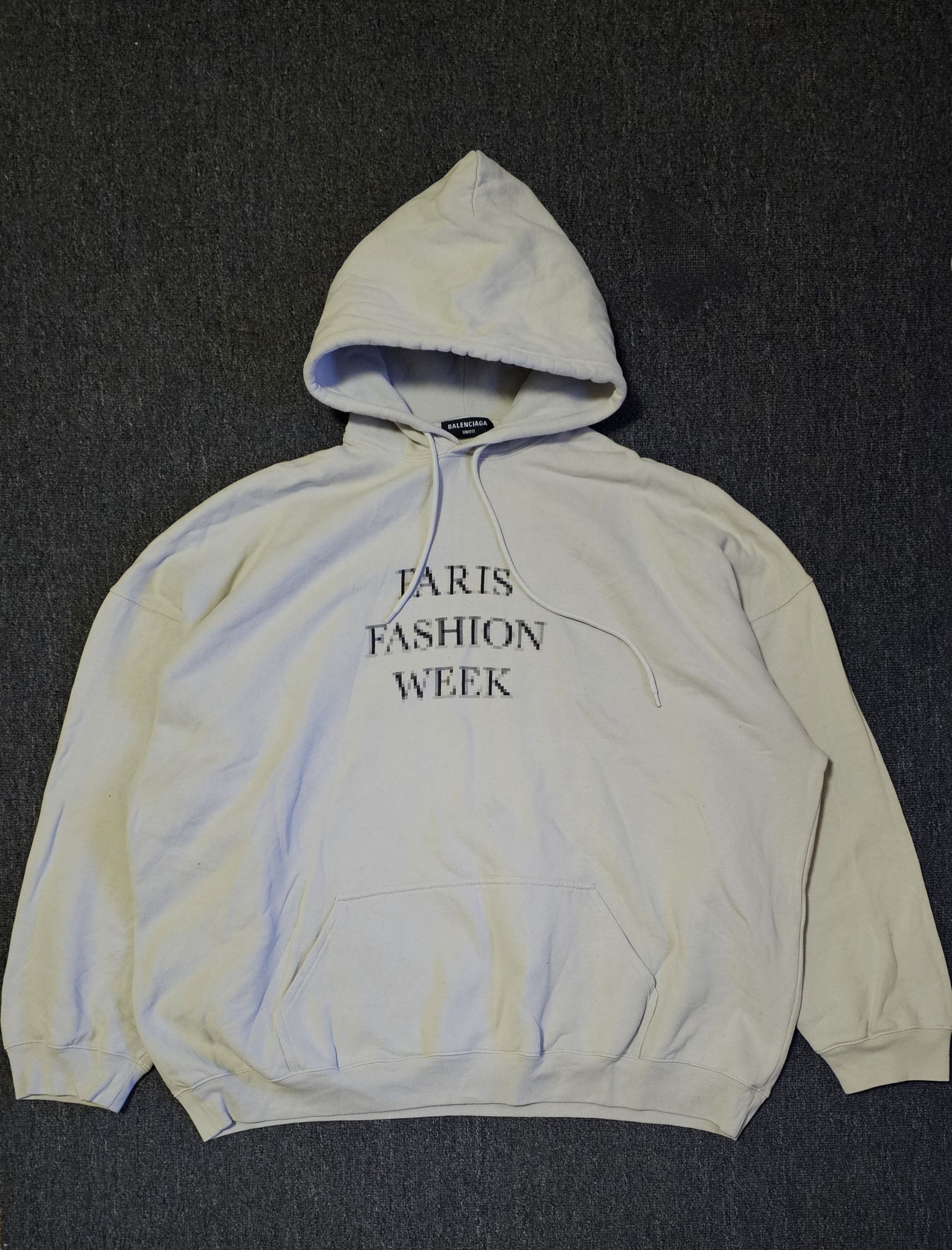 Balenciaga Balenciaga Men's Oversize Mosaic Hoodie Size XS Size US S / EU 44-46 / 1 - 2 Thumbnail