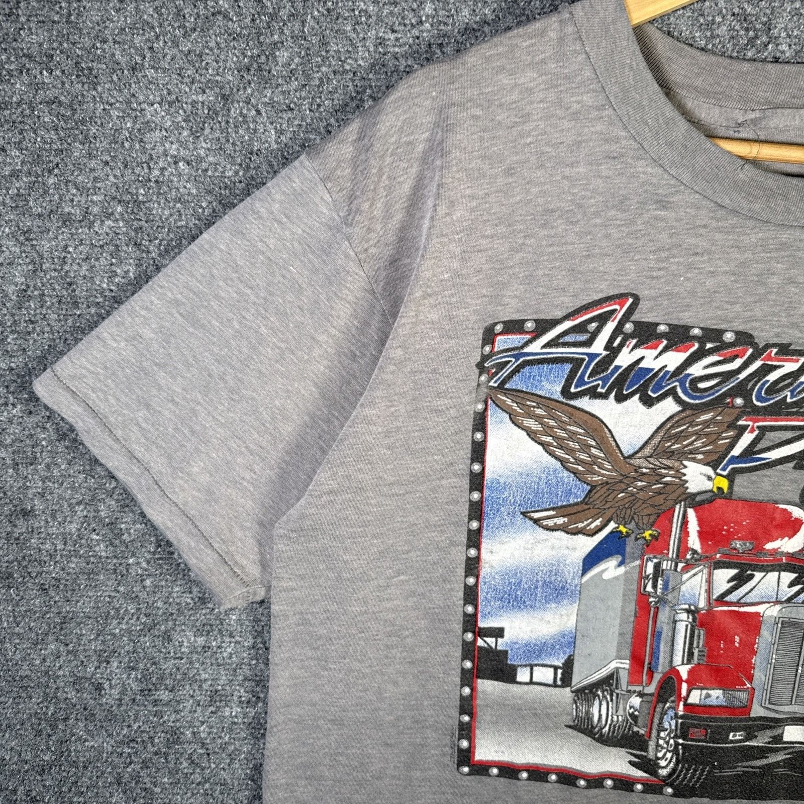 Harley Davidson Vintage Harley Davidson Shirt Mens Large Gray 80s Trucker Size US L / EU 52-54 / 3 - 5 Thumbnail