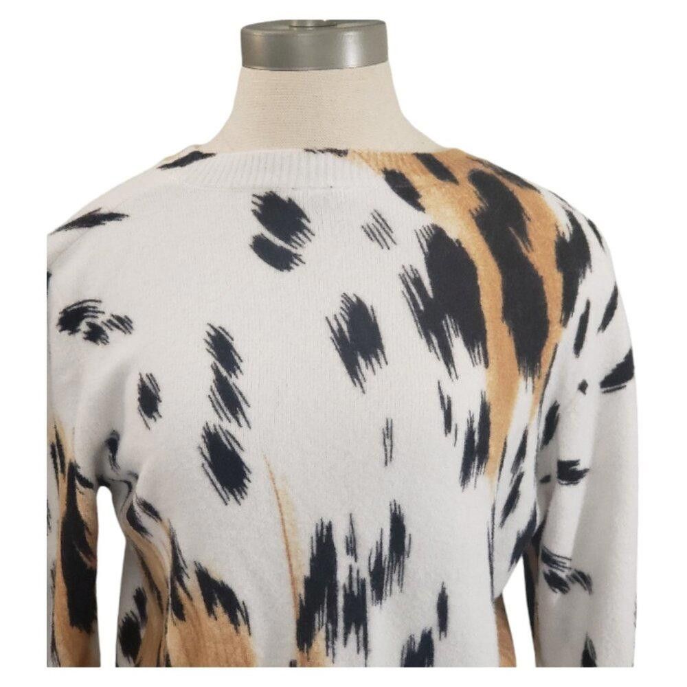 Designer CT1969 Ethyl Animal Pattern Long Sleeve Sweater M Size M / US 6-8 / IT 42-44 - 3 Thumbnail