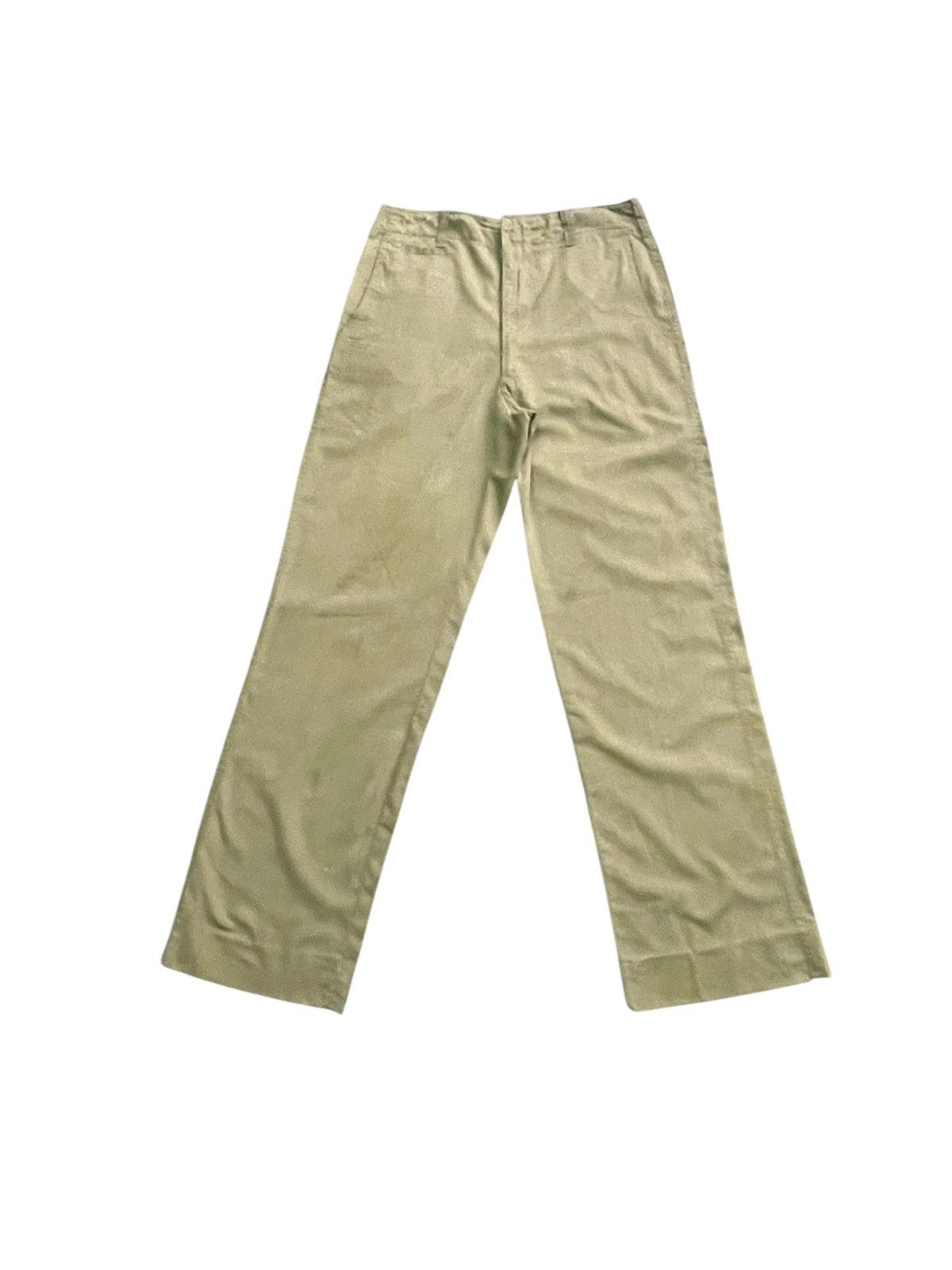 Japanese Brand × Vintage Vintage 1974 Japanese Army Herringbone Trouser Size US 30 / EU 46 - 1 Thumbnail