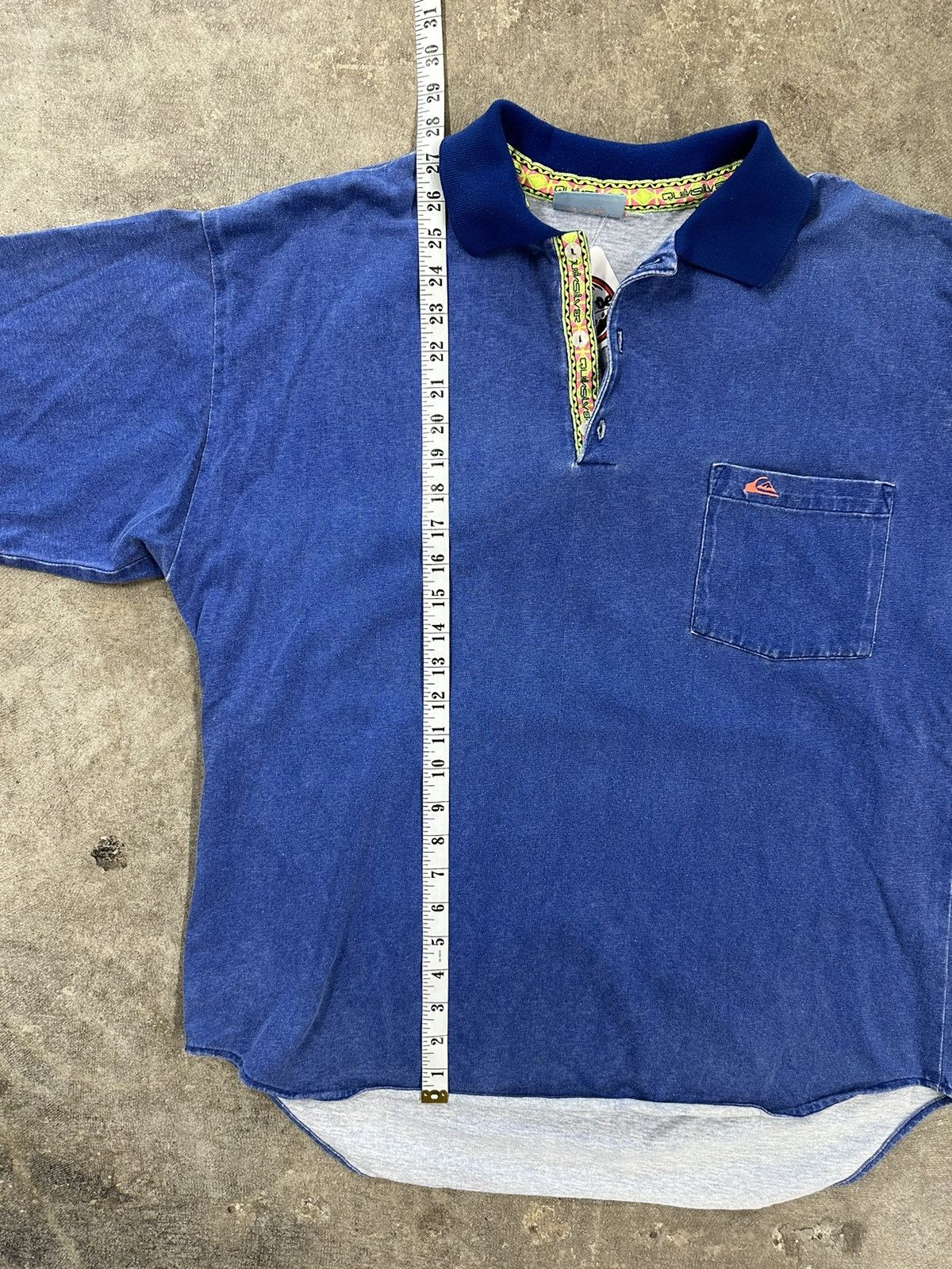 Quiksilver Vintage 80s Quicksilver Polo Button Up T-Shirt Size US L / EU 52-54 / 3 - 9 Thumbnail