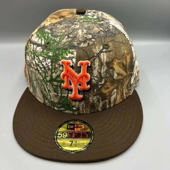 New Era New York Mets Hat Men 7 3/4 Realtree All Star Game Fitted Size ONE SIZE - 3 Thumbnail