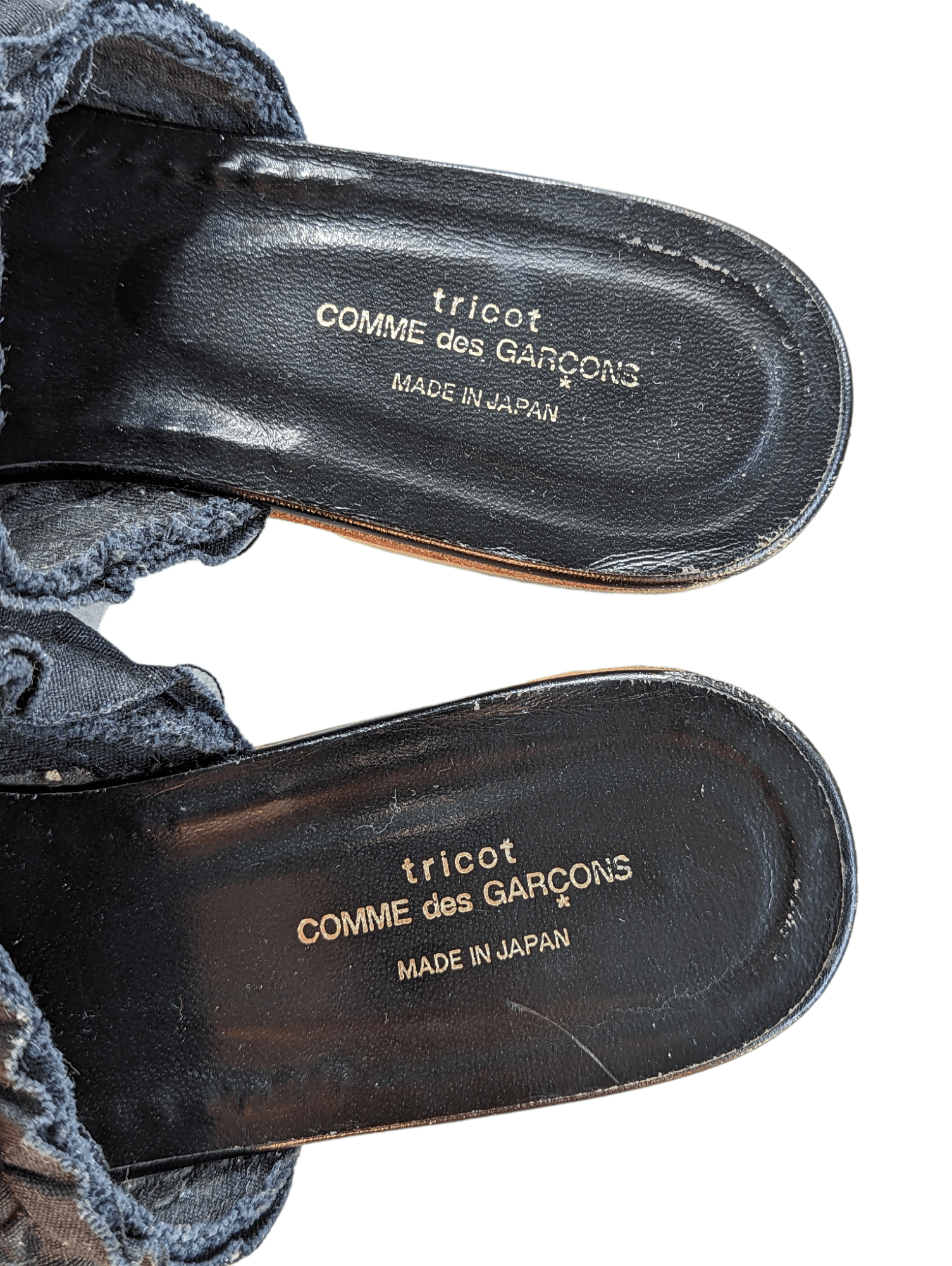 CDG by Comme des Garcons × Comme des Garcons × Designer CDG COMME DES GARCONS TRICOT SLIP ON SANDAL FLATS Size US 5.5 / IT 35.5 - 4 Thumbnail