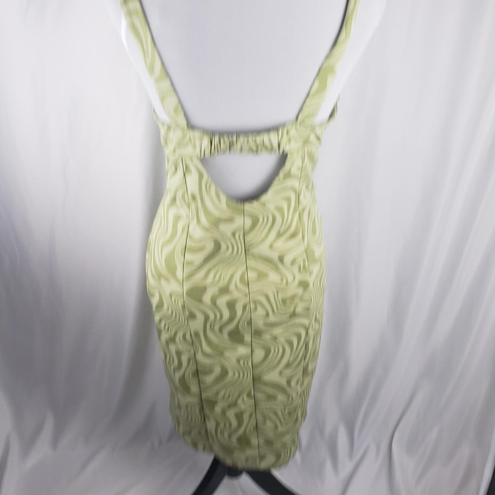 Forever 21 Forever 21 green marble retro Chic Green Swirl Pattern Dress Size XL / US 12-14 / IT 48-50 - 6 Thumbnail