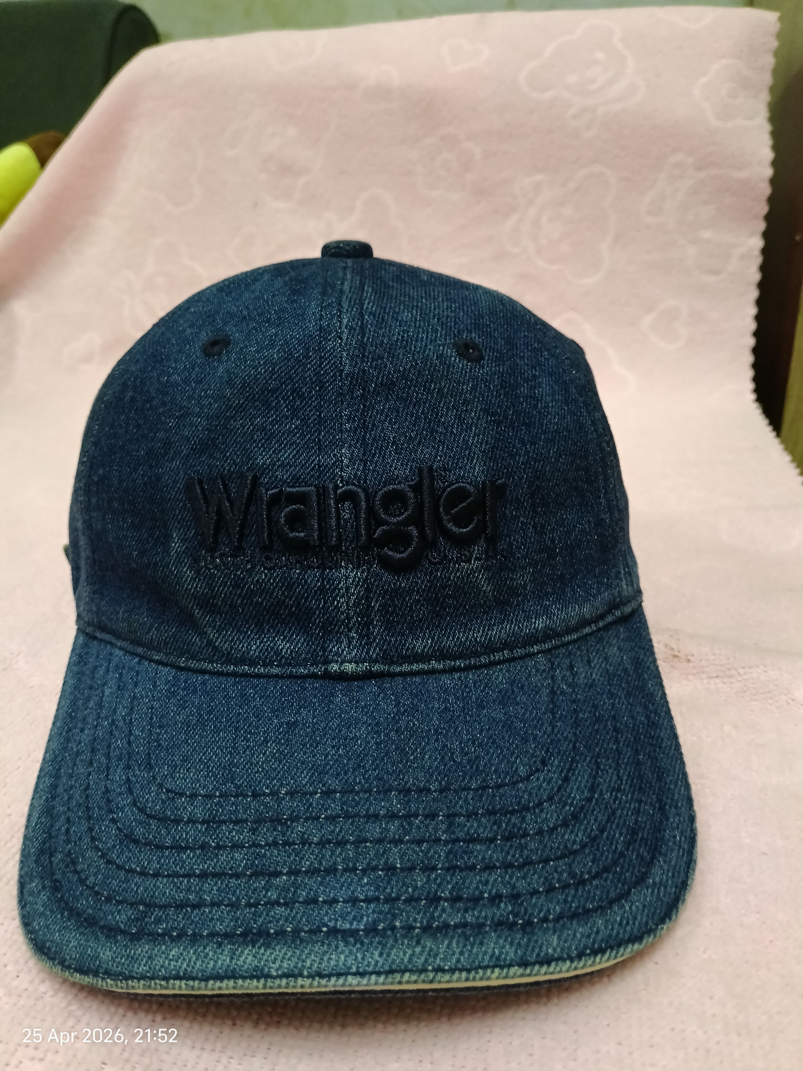 Wrangler VINTAGE DENIM TEARS WRANGLER CAP HAT Size ONE SIZE - 2 Thumbnail
