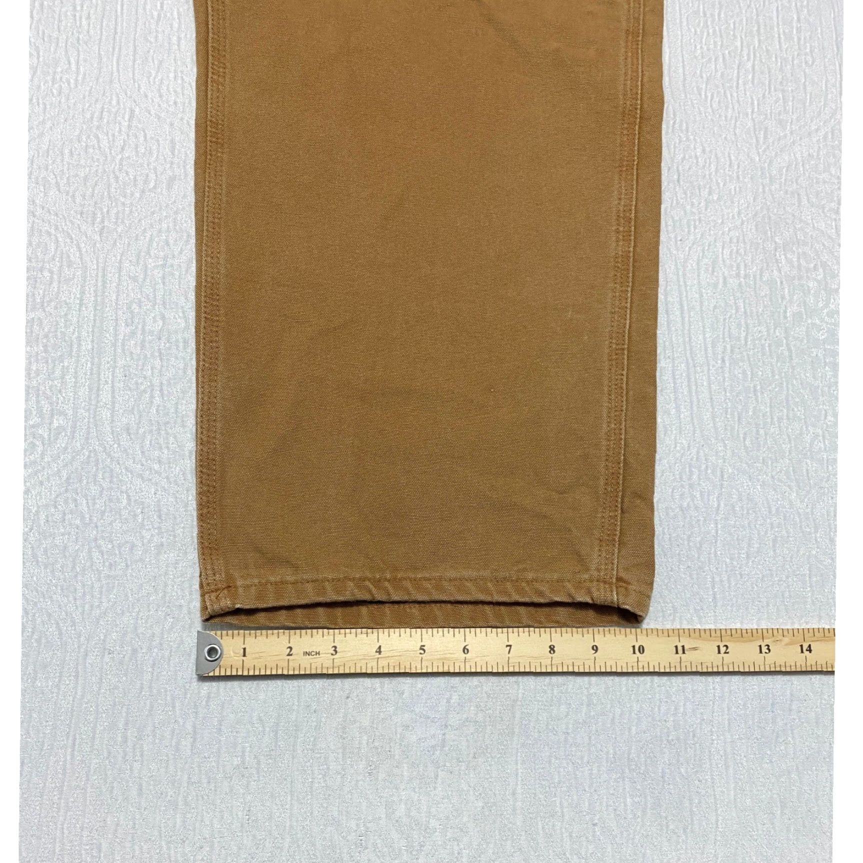 Carhartt Carhartt Pants Carpenter Work Men's 44×32 Brown Duck Canvas 5-Pocket Cargo Pocket Relaxed Straight Engineers Workwear Mens Size US 44 / EU 60 - 8 Thumbnail