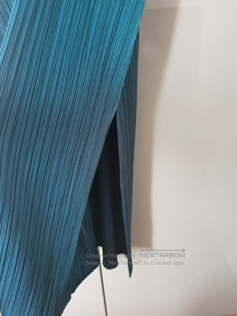 Issey Miyake Issey Miyake Ruched Crew Neck Long Top Size L / US 10 / IT 46 - 2 Thumbnail