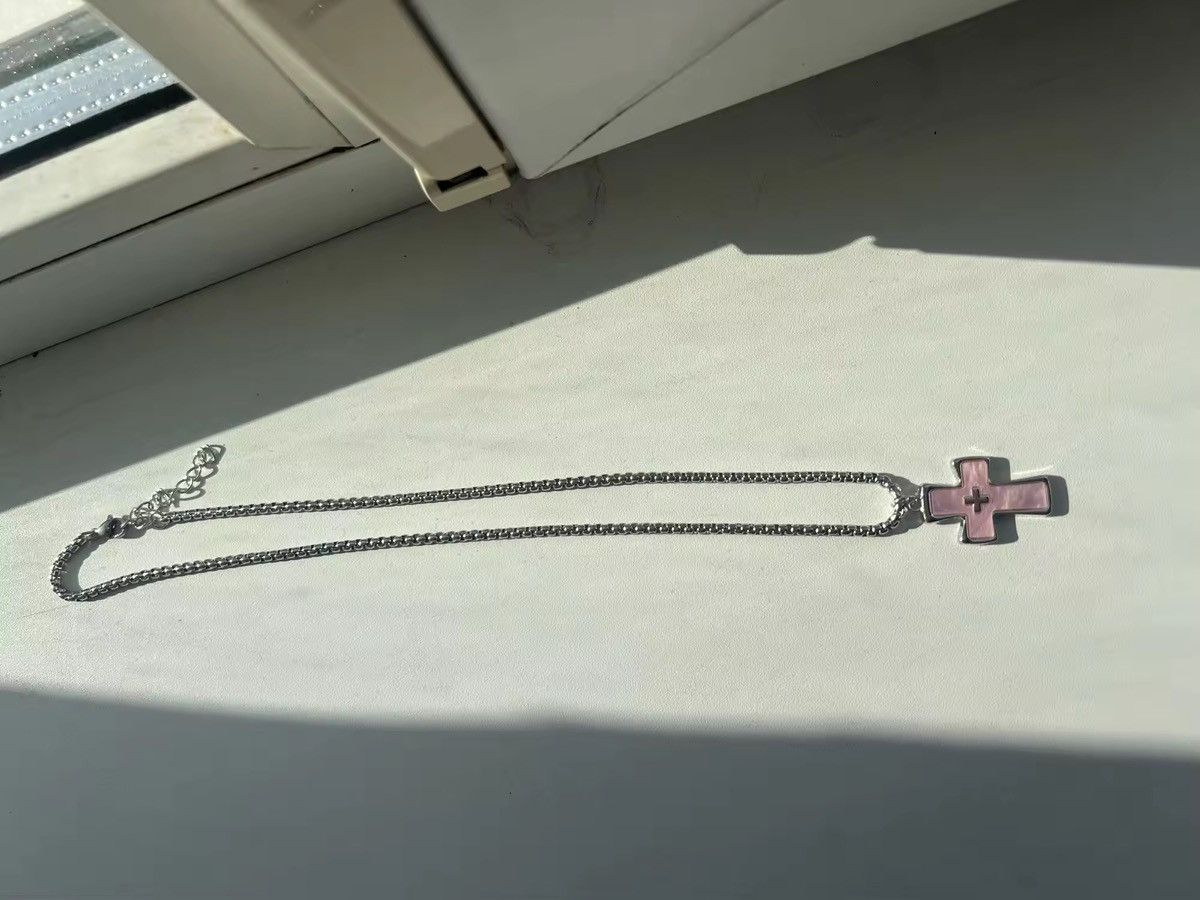Jewelry Pink Cross Gothic Chain Size ONE SIZE - 4 Thumbnail
