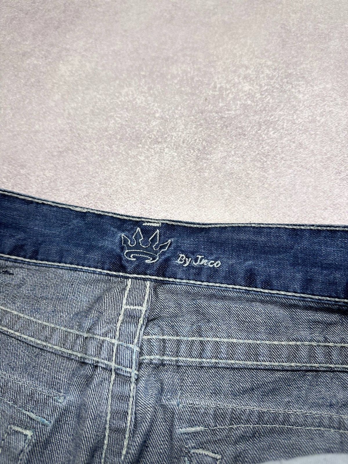 JNCO Vintage 90s JNCO Jeans Y2K Embroidery Baggy Flared Jeans 36 Size US 36 / EU 52 - 9 Thumbnail