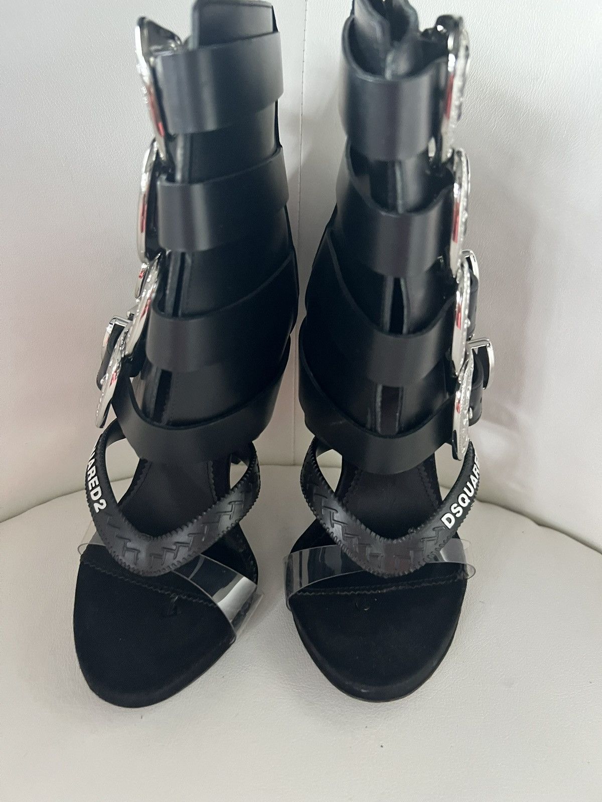 Dsquared2 2018 Dsquared2 Gothika Sandal Heels Size US 6 / IT 36 - 2 Thumbnail