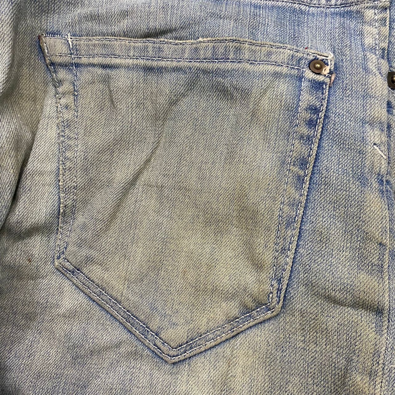 Tete Homme Vintage Tete Homme Distressed Denim Size US 34 / EU 50 - 14 Thumbnail