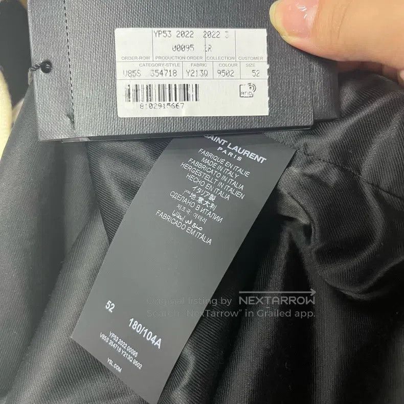 Saint Laurent Paris Saint Laurent Paris jacket Size US S / EU 44-46 / 1 - 6 Thumbnail