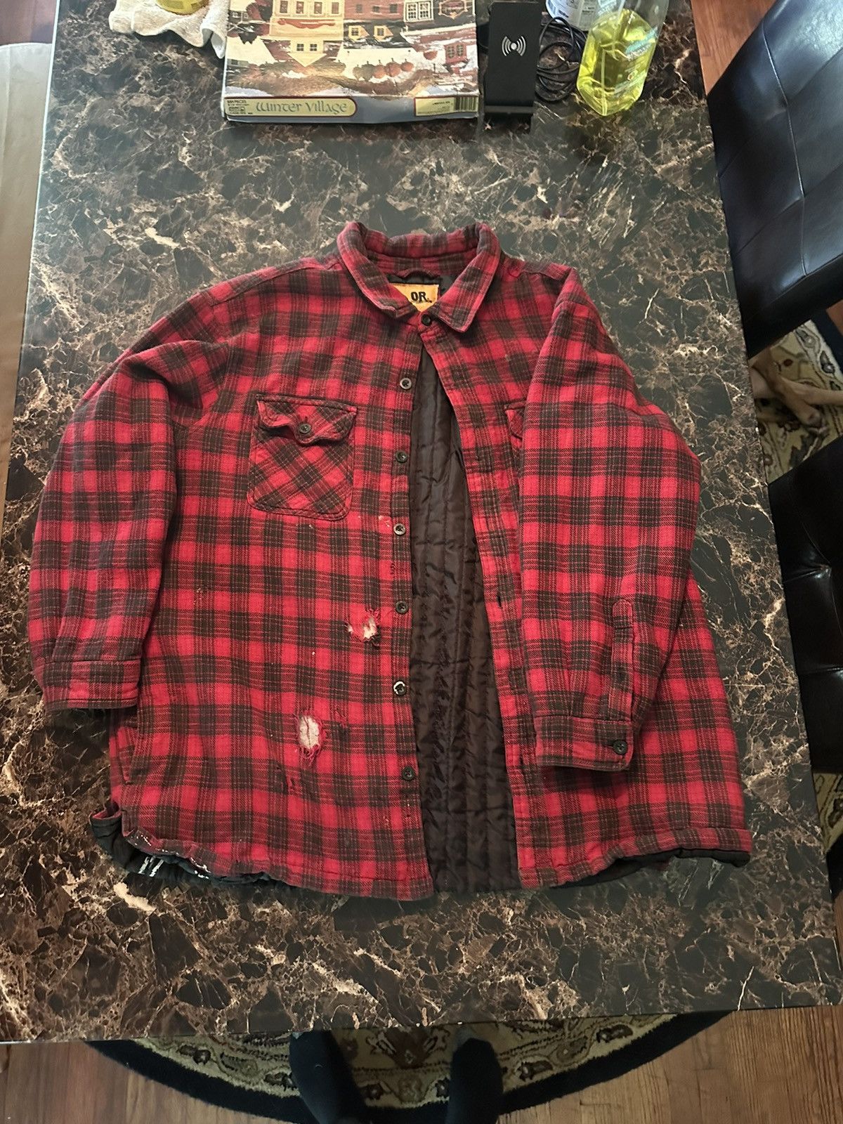 🔥 VINTAGE 90’S GRUNGE FLANNEL JACKET 🔥
