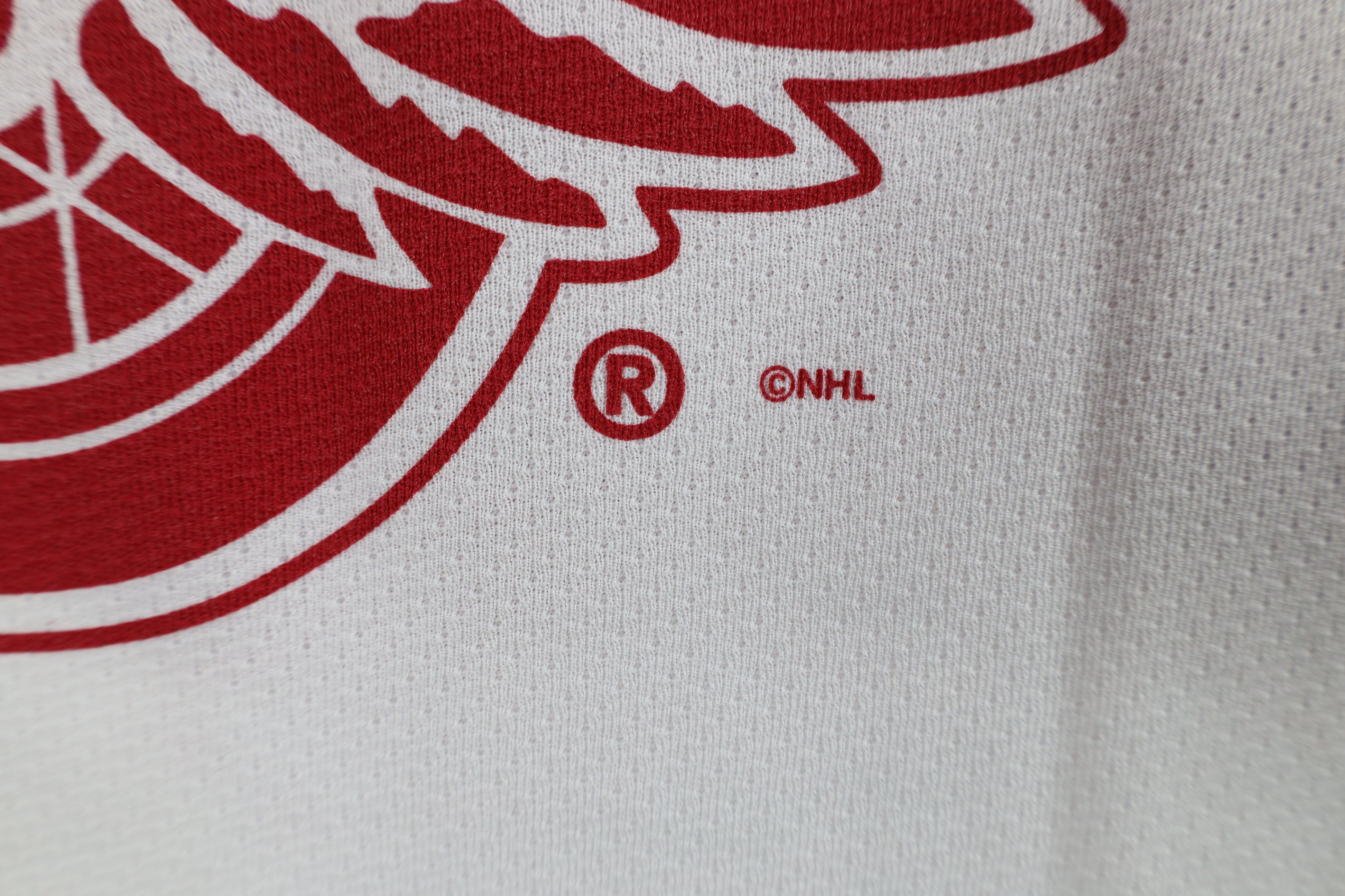Vintage Vintage 90s Detroit Red Wings Hockey Jersey White #30 USA Size US XXL / EU 58 / 5 - 5 Thumbnail