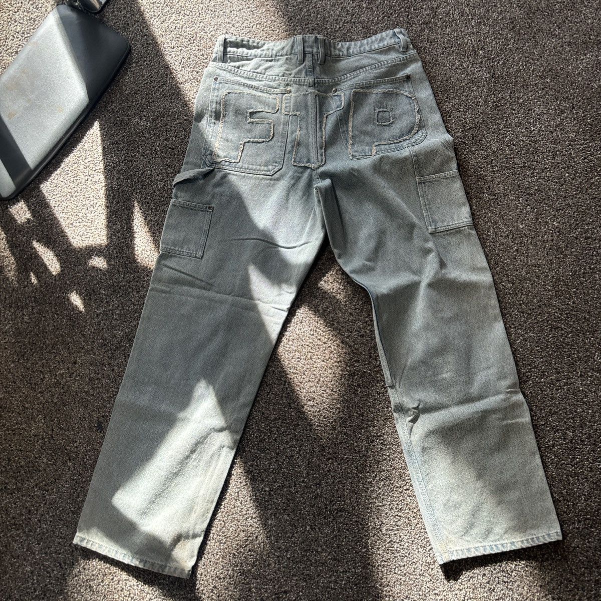 Fuck The Population FTP painter pants denim Size US 33 - 3 Thumbnail