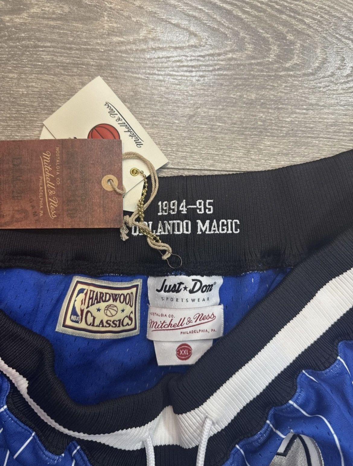 Just Don × Mitchell & Ness Just Don Magics shorts Size US 31 - 2 Thumbnail