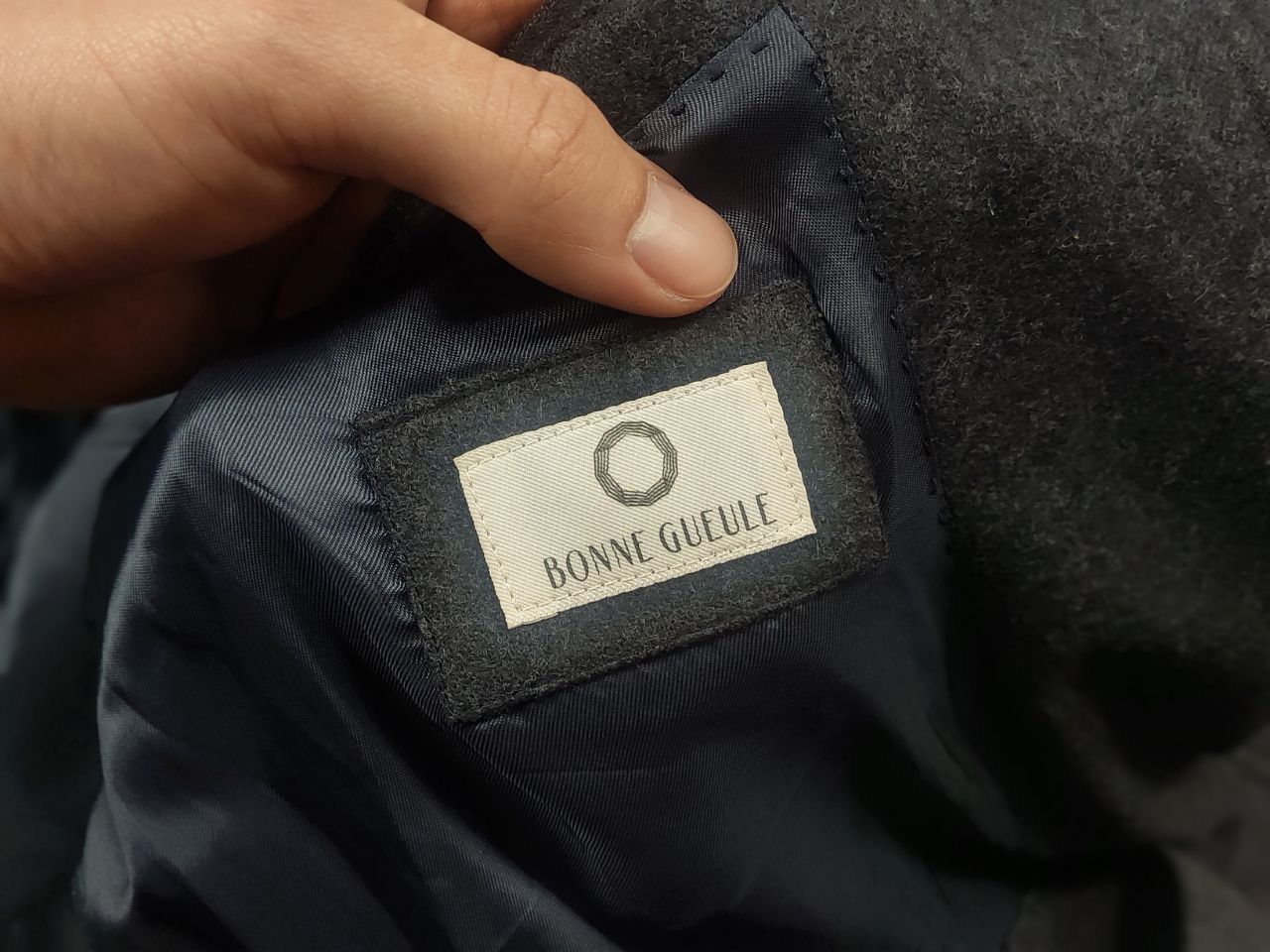 Bonnegueule BonneGueule Schoeller switzerland wool raincoat Zip Jacket Size US S / EU 44-46 / 1 - 21 Thumbnail
