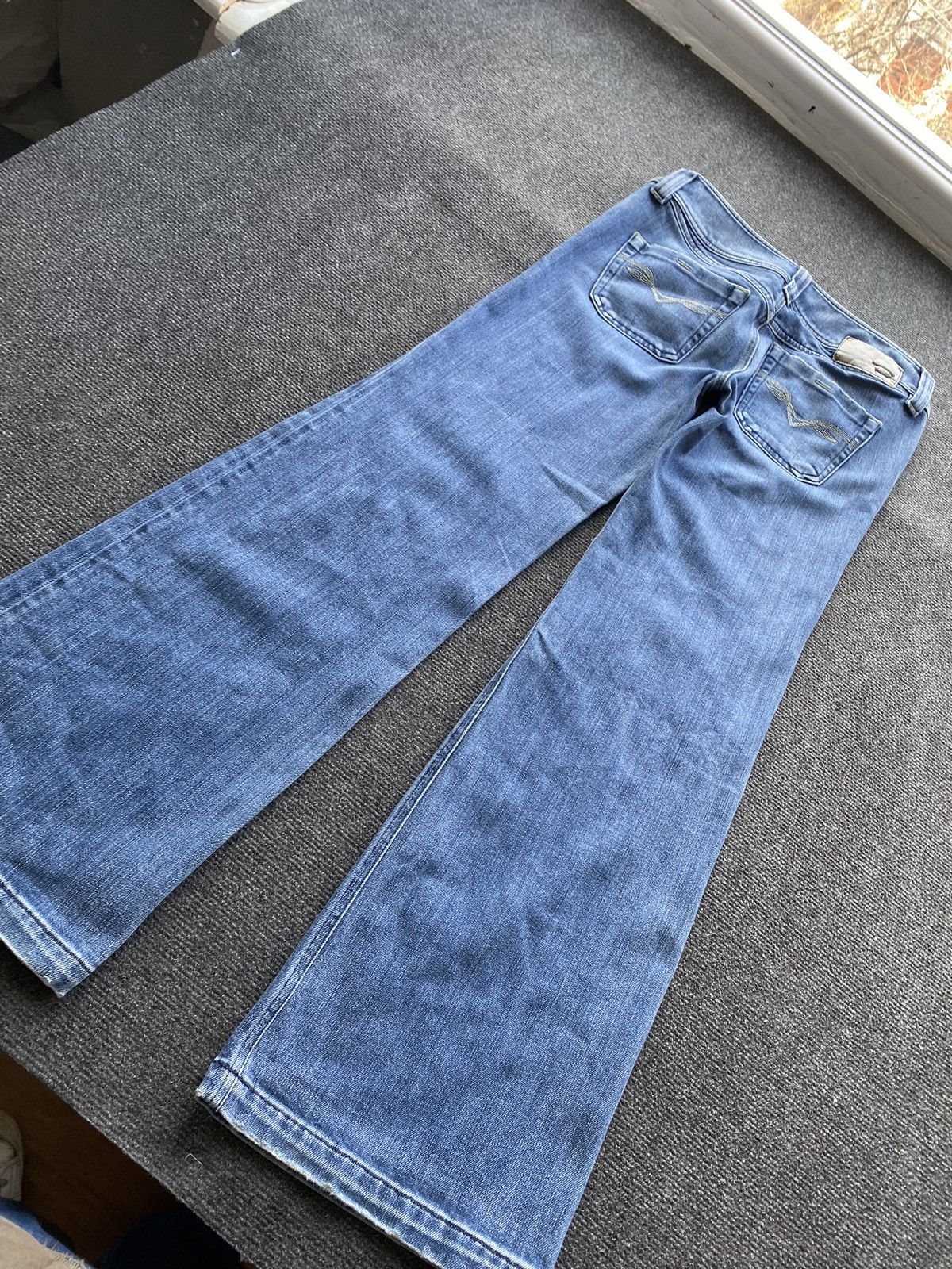 Diesel 🔥Opium Punk Diesel Blue Jeans Bootcut goth emo alt 29 Size 29" - 19 Thumbnail