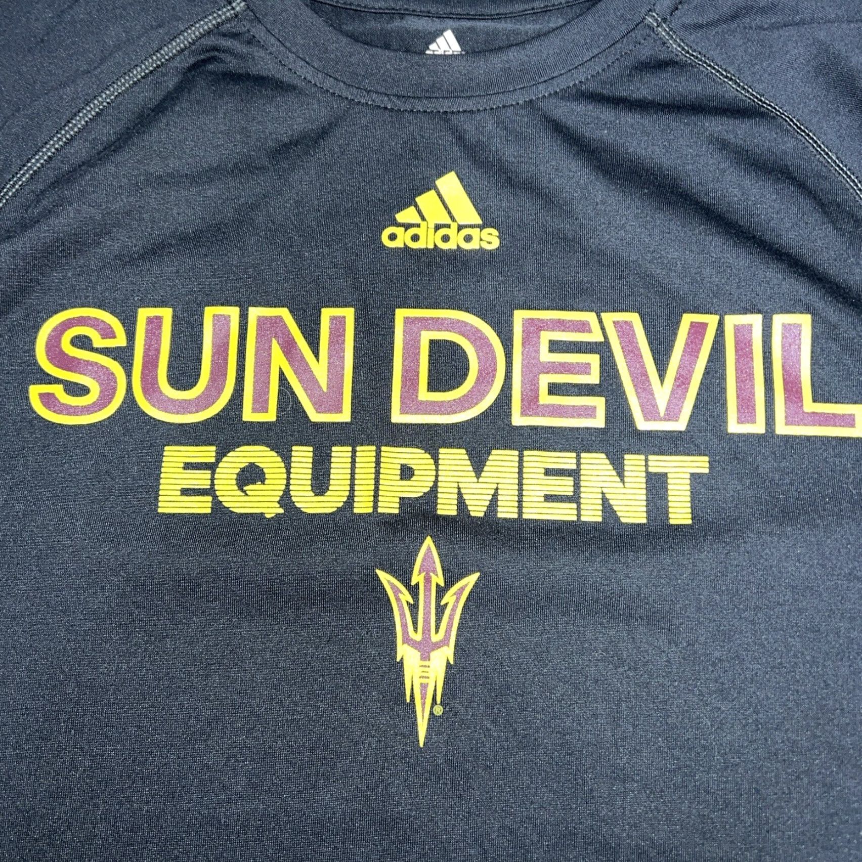 Adidas Adidas Sun Devil Equipment Black Athletic T-Shirt Mens Size S Size US S / EU 44-46 / 1 - 3 Thumbnail