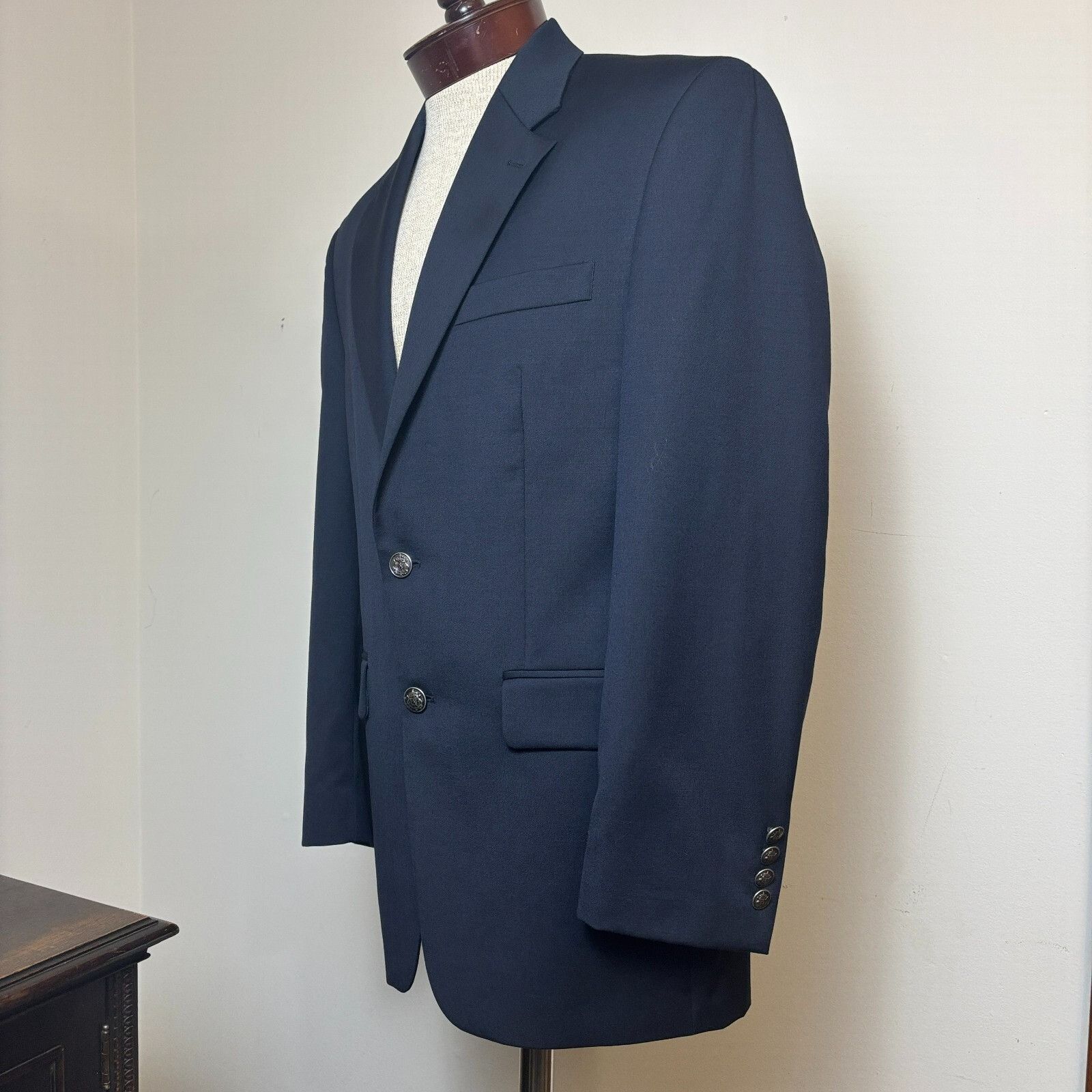 Michael Kors Michael Kors Men's 38R Sport Coat Blazer Navy Wool Suit Jack Size 38R - 7 Thumbnail