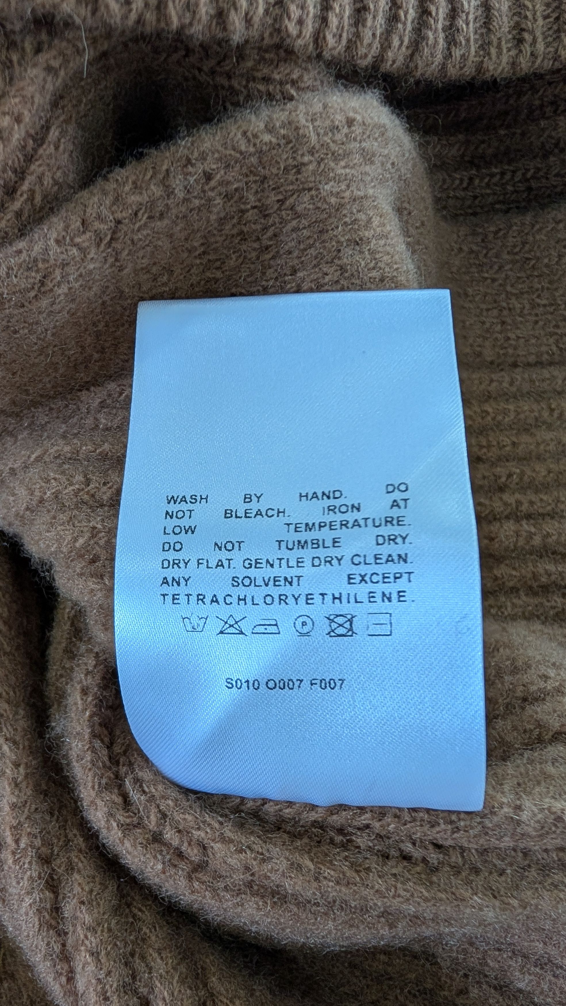 Other Setchu Wool Cashmere Button Cardigan Beige Brown Size 2 M Size US M / EU 48-50 / 2 - 7 Thumbnail