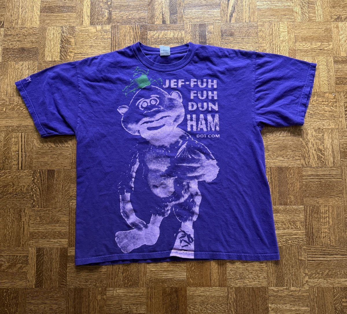 Vintage Vintage Y2K Jeff Dunham Peanut Comedy Graphic Tee Size US XL / EU 56 / 4 - 1 Thumbnail